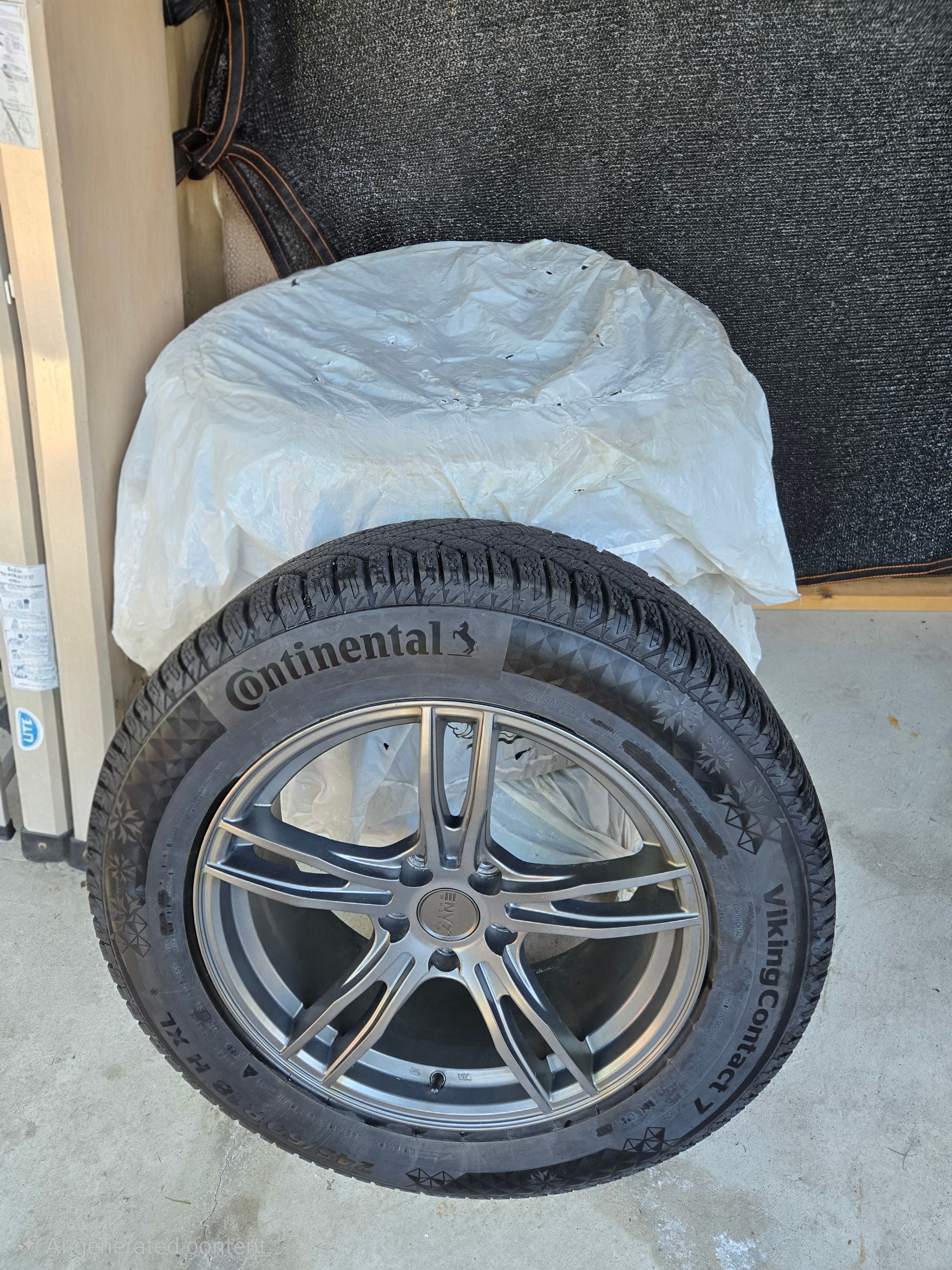 4 of Winter Tires, Aluminum Wheels, Low Air Pressure Sensors