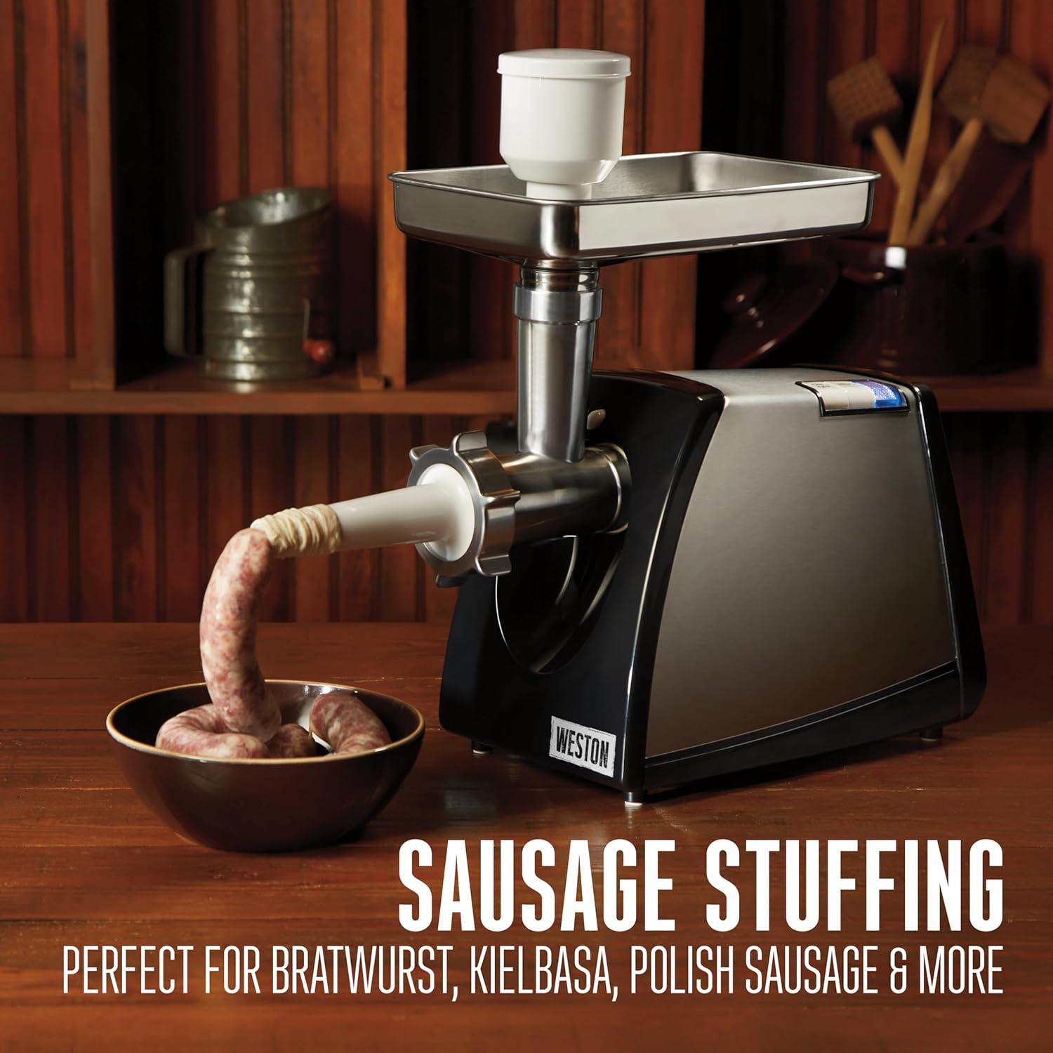 Weston Electric Meat Grinder & Sausage Stuffer, - photo 2