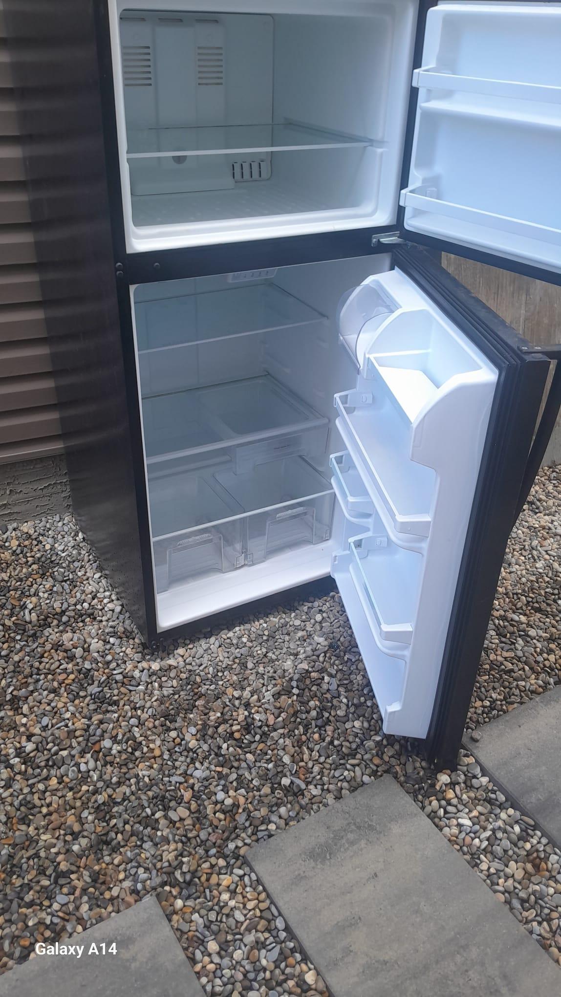 Black fridge