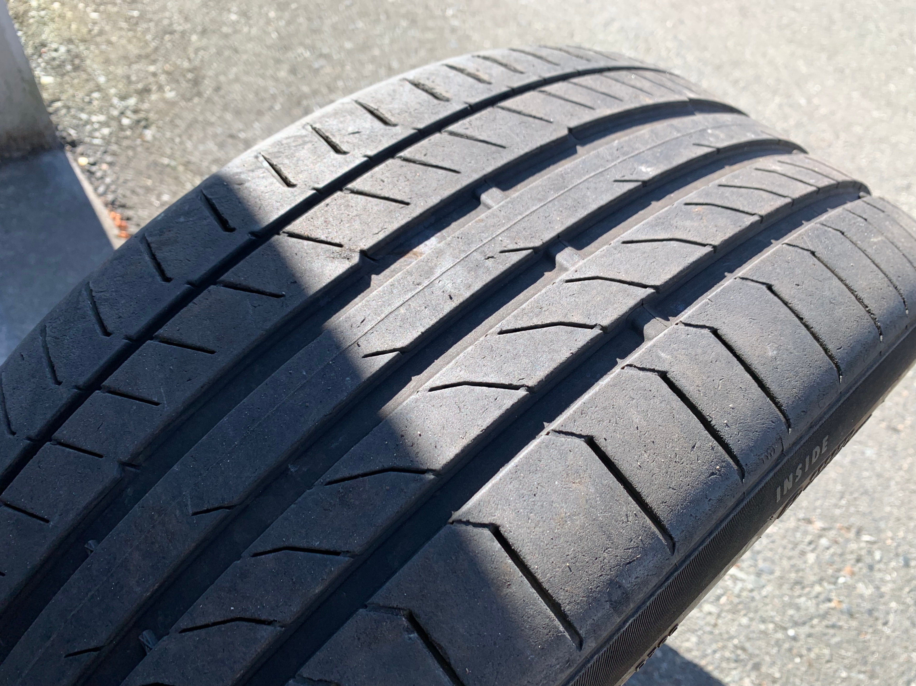 1 X single 245/35/21 Continental Sport contact 5P TO w 70% tread - photo 4