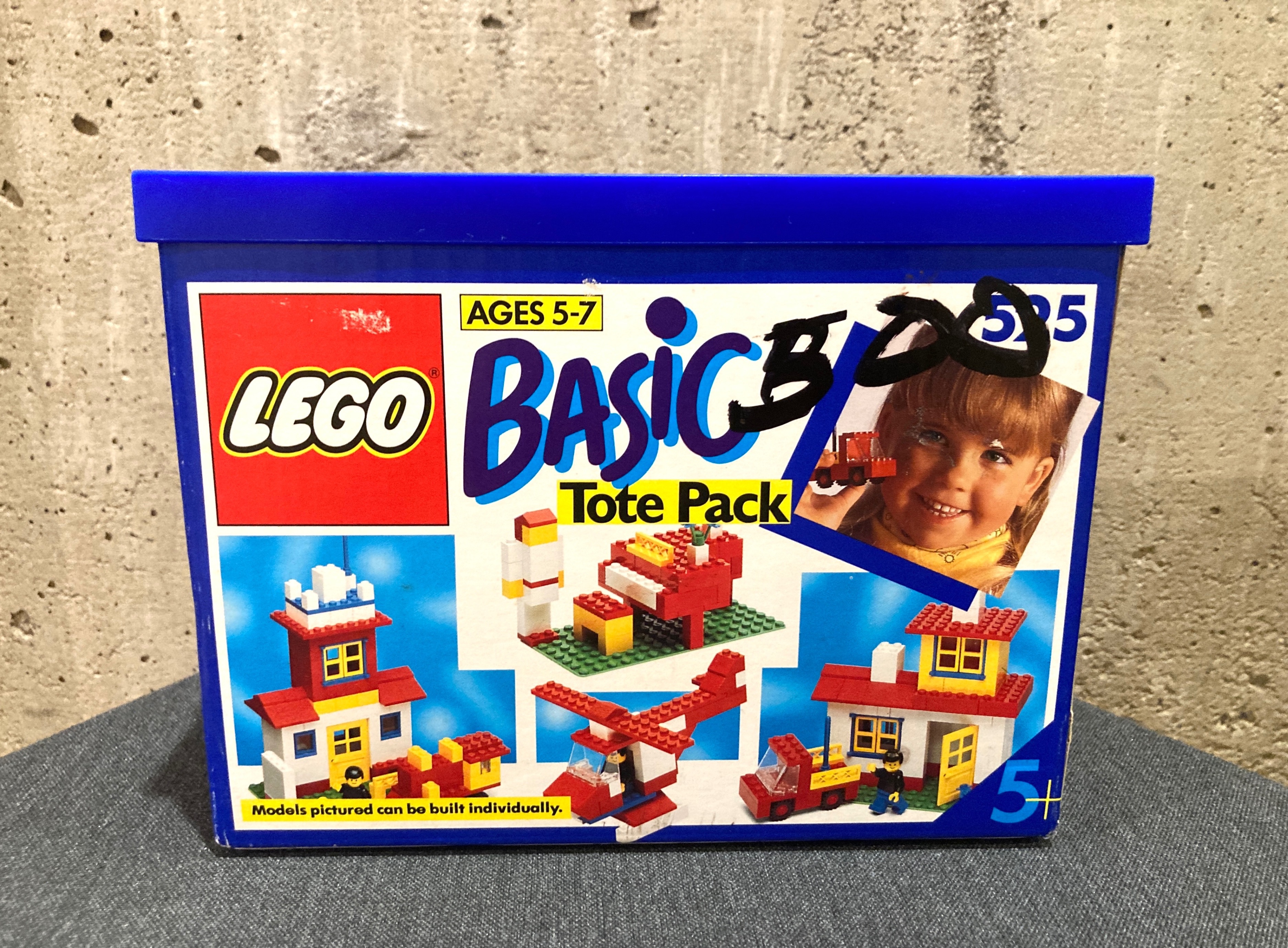 *NEW* VTG 1990 LEGO Basic Tote Pack 525 Building Set Sealed Rare - photo 4