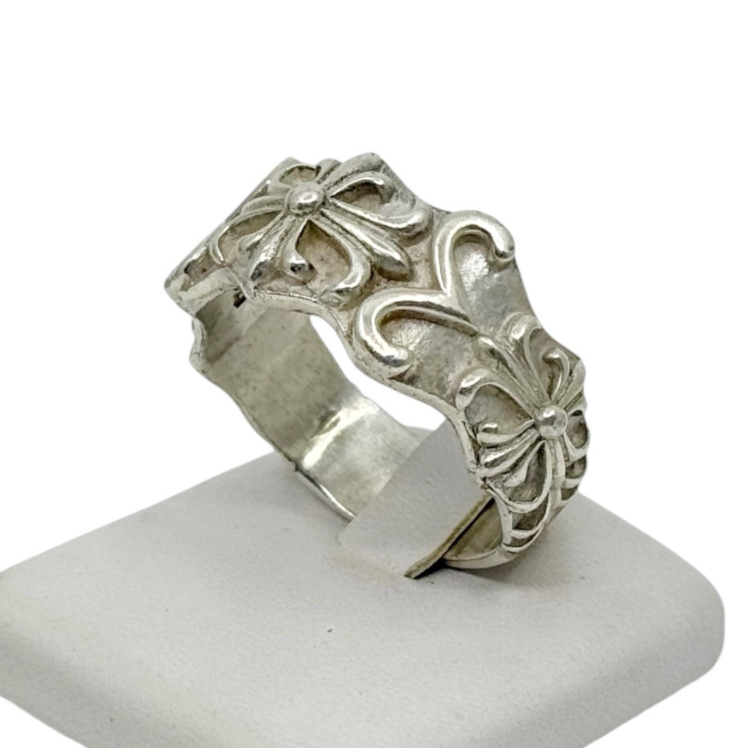 Chrome Hearts sterling silver Maltese cross band ring - GM1205 - photo 5