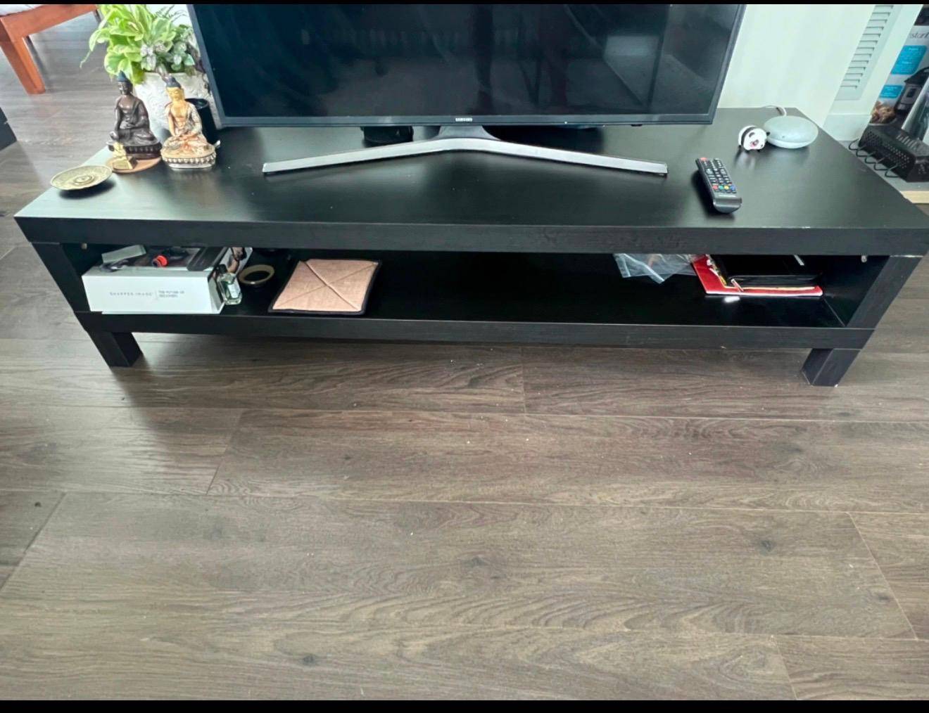 IKEA LACK TV Bench - Black-Brown (Good Condition) - photo 2