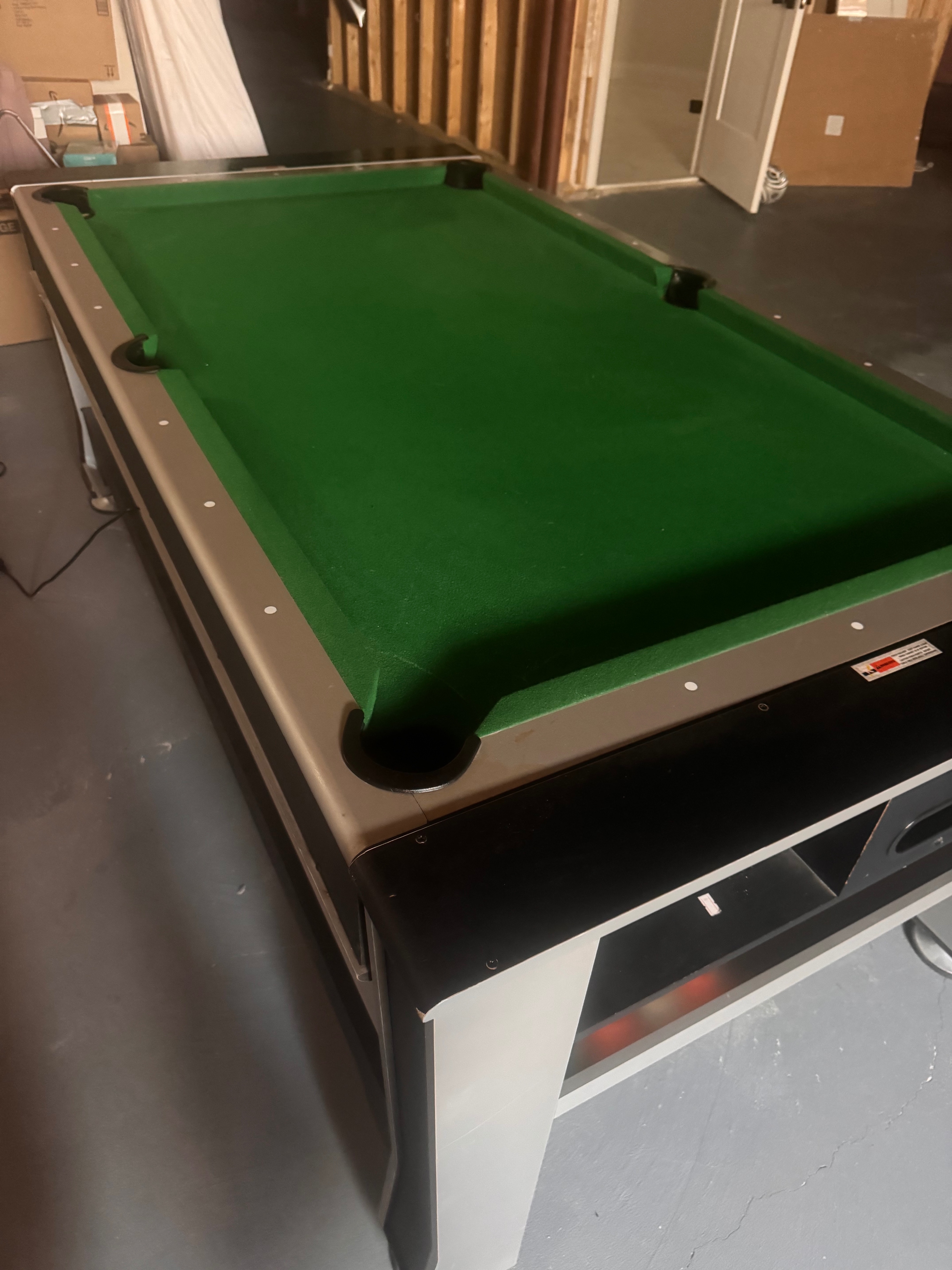 3-in-1 Game Table — Pool, Air Hockey, Ping Pong $275