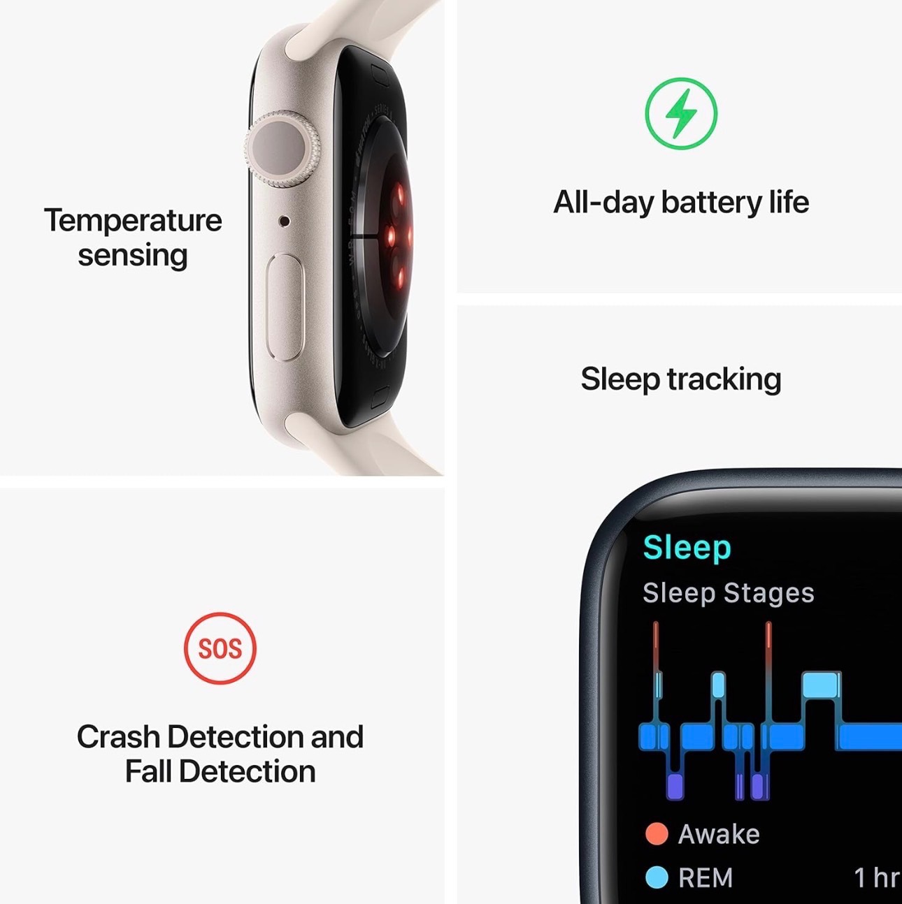 Apple Watch Series 8 GPS+Cellular 45mm Midnight - photo 4