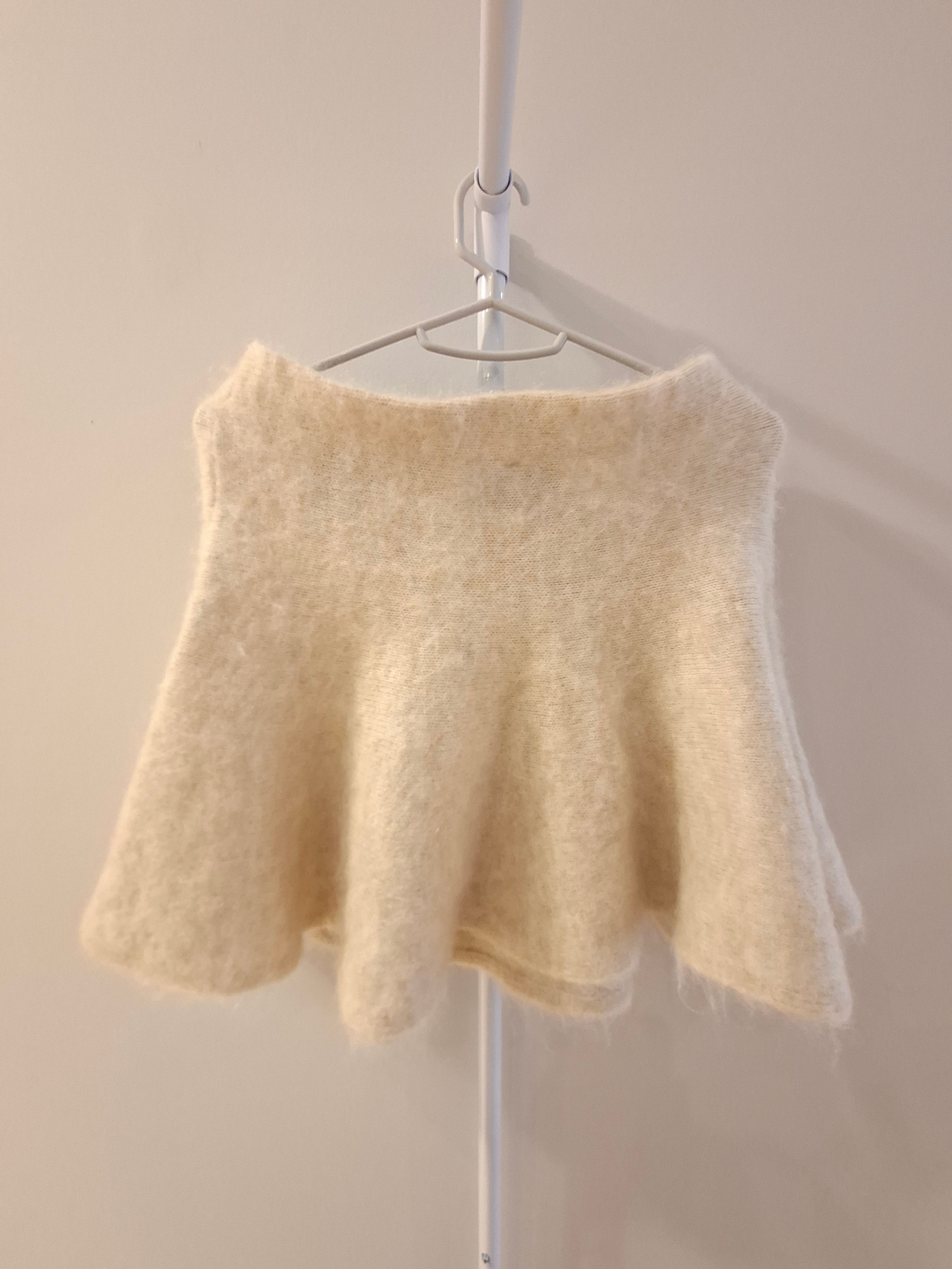 Cream-colored skirt - photo 2