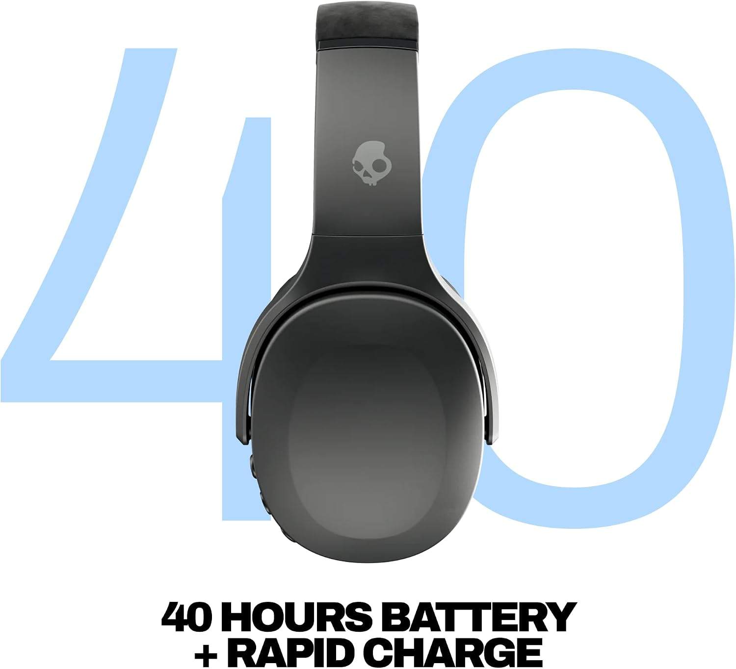 Skullcandy Crusher Evo Over-Ear Sound Isolating Bluetooth -Black - photo 5