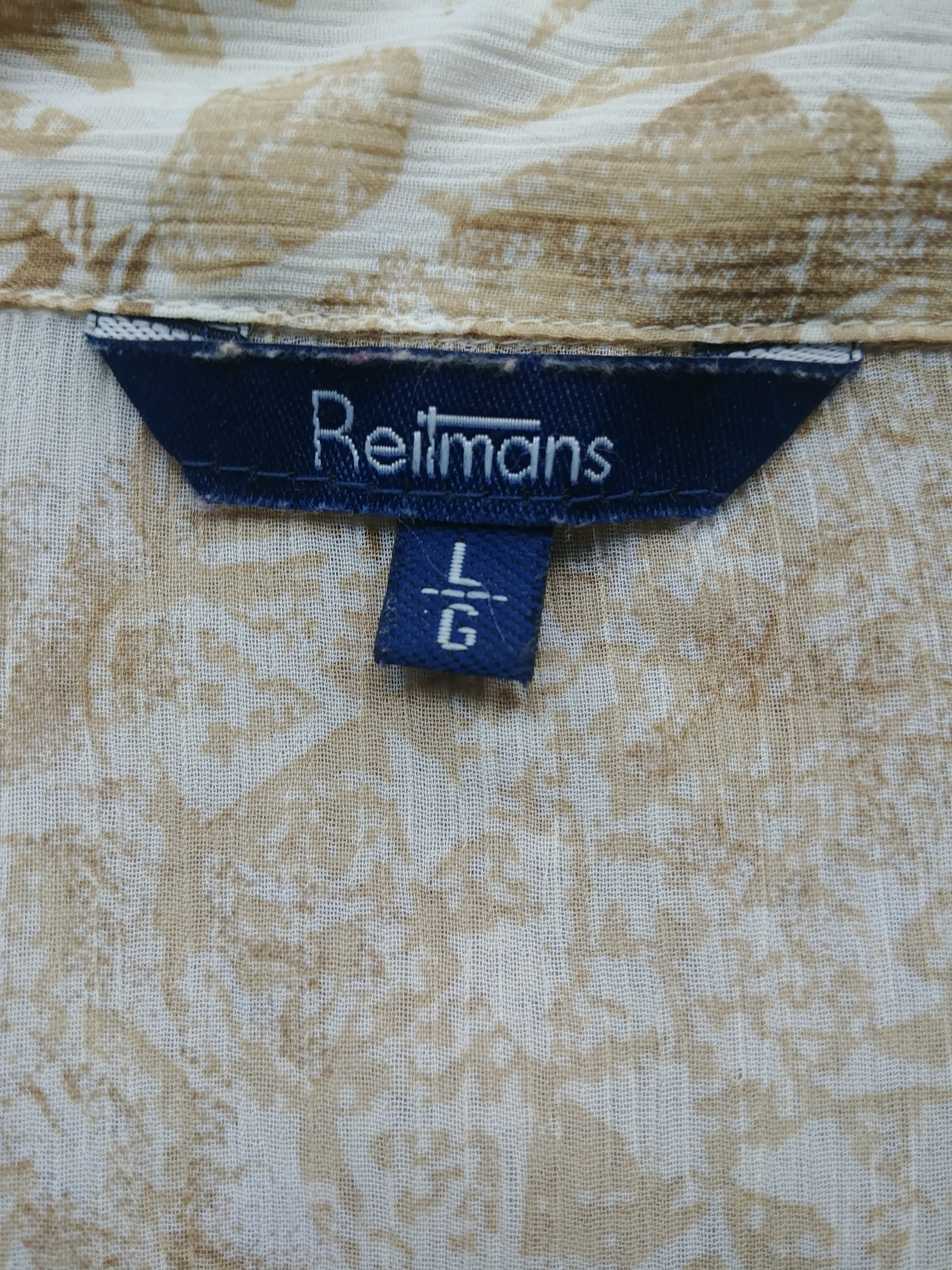 Reitman's Sheer Blouse  - Size L⚽ - photo 3