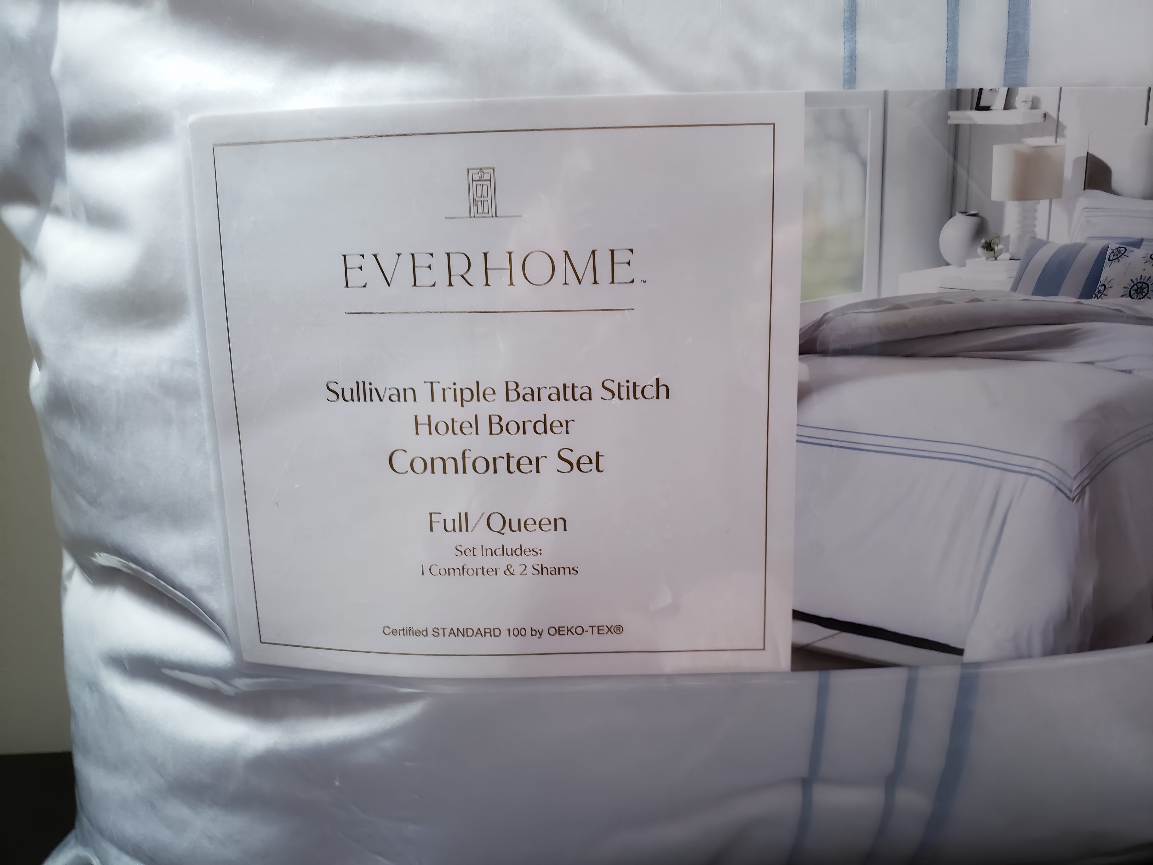 Everhome Sullivan 3 Piece Comforter Set - Queen - photo 3