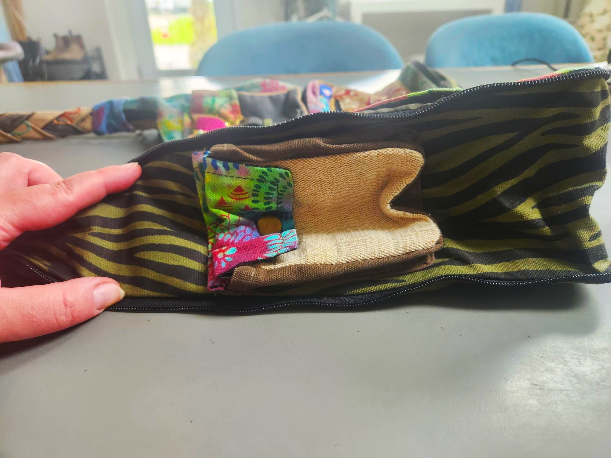 Hippie Boho Shoulder Bag, Expandable, Colourful and Multi-Pocket - photo 5