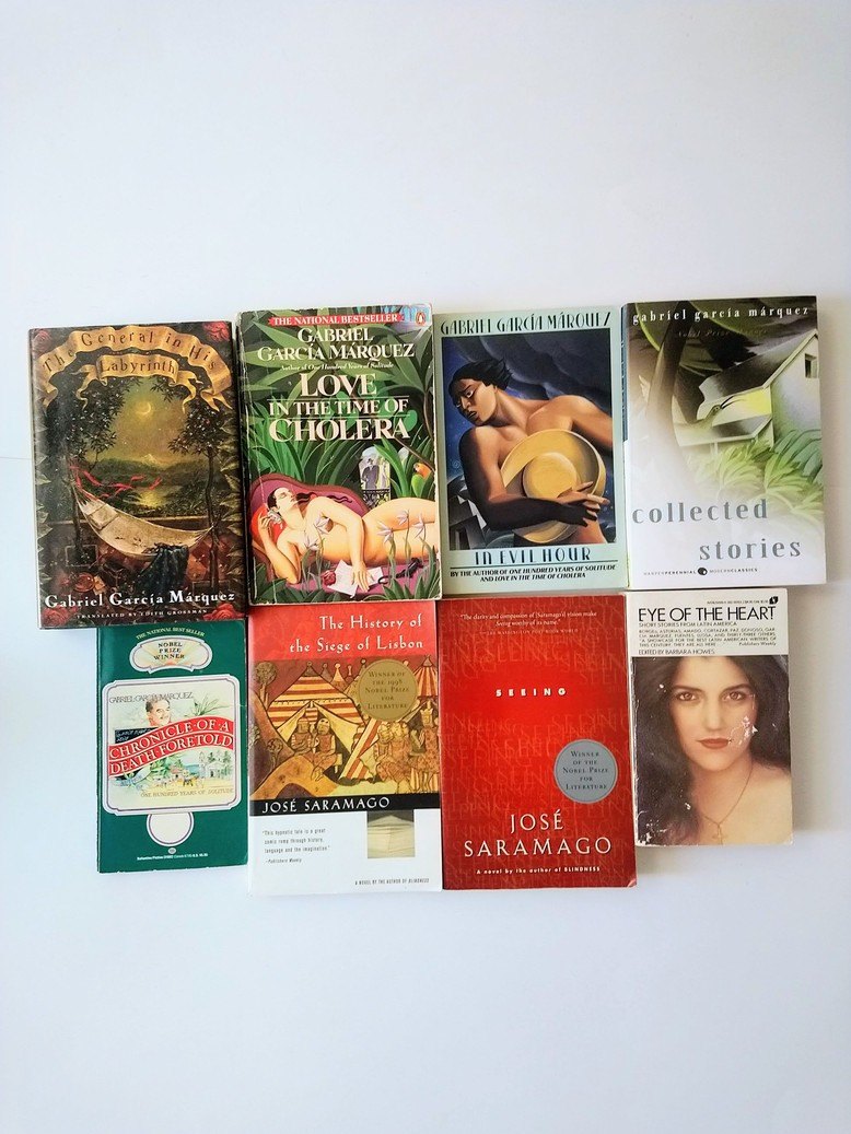 Gabriel Garcia Marquez & Jose Saramago books!
