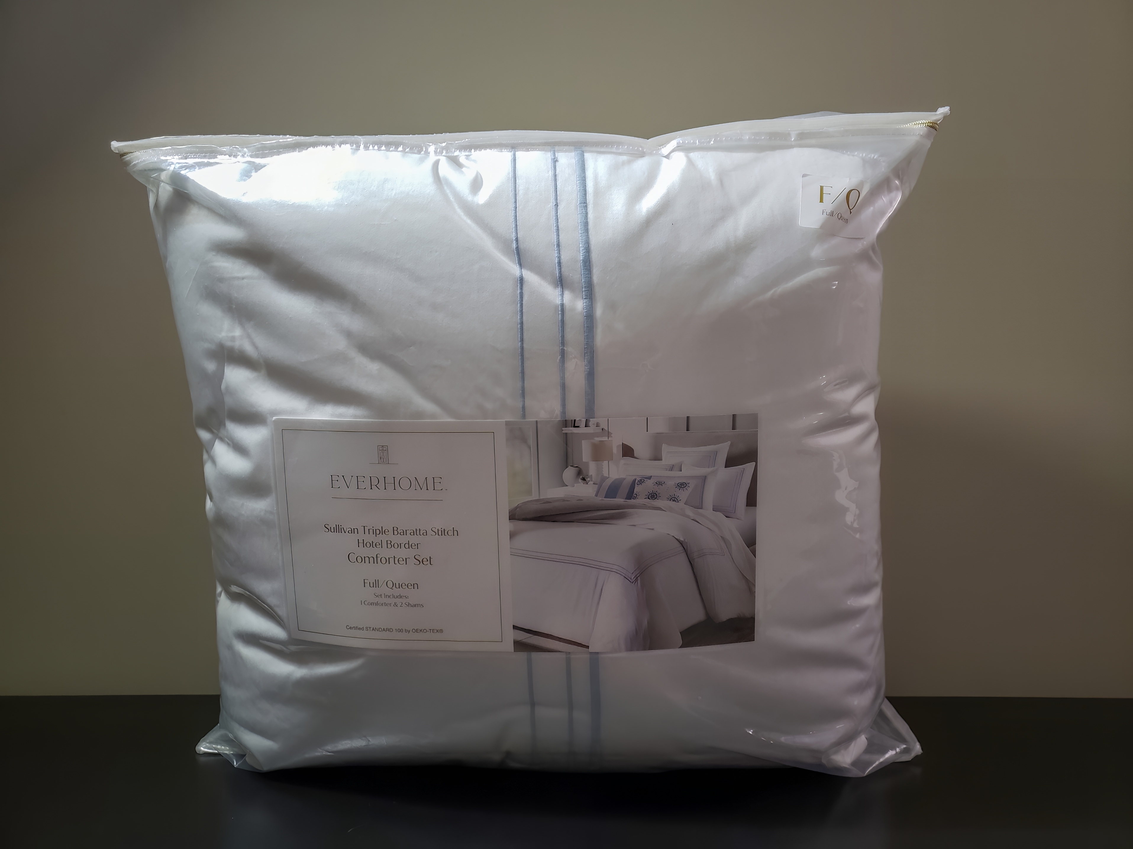 Everhome Sullivan 3 Piece Comforter Set - Queen