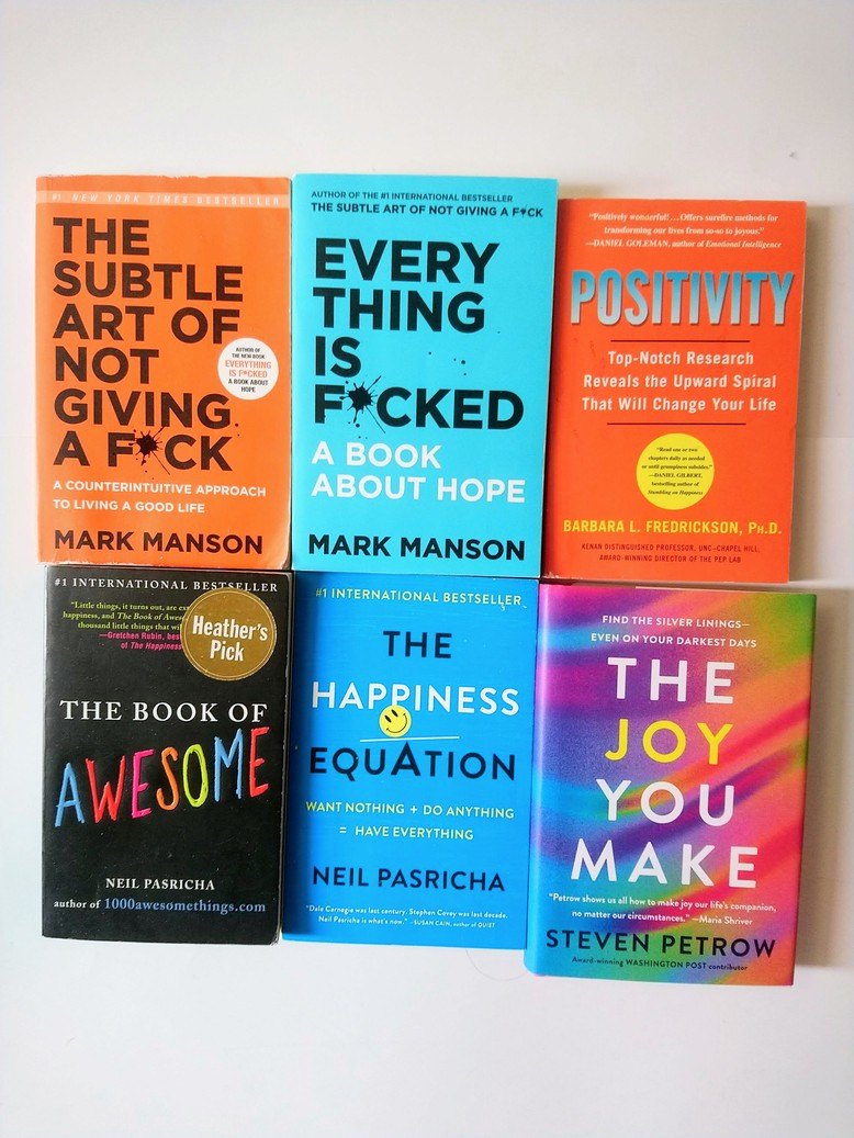 Mark Manson, Neil Pasricha, Happiness books!