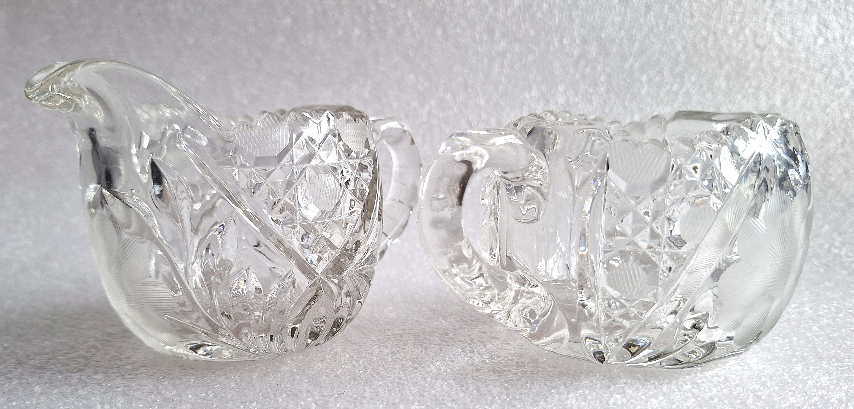Crystal Creamer and Sugar Bowl Set - photo 2