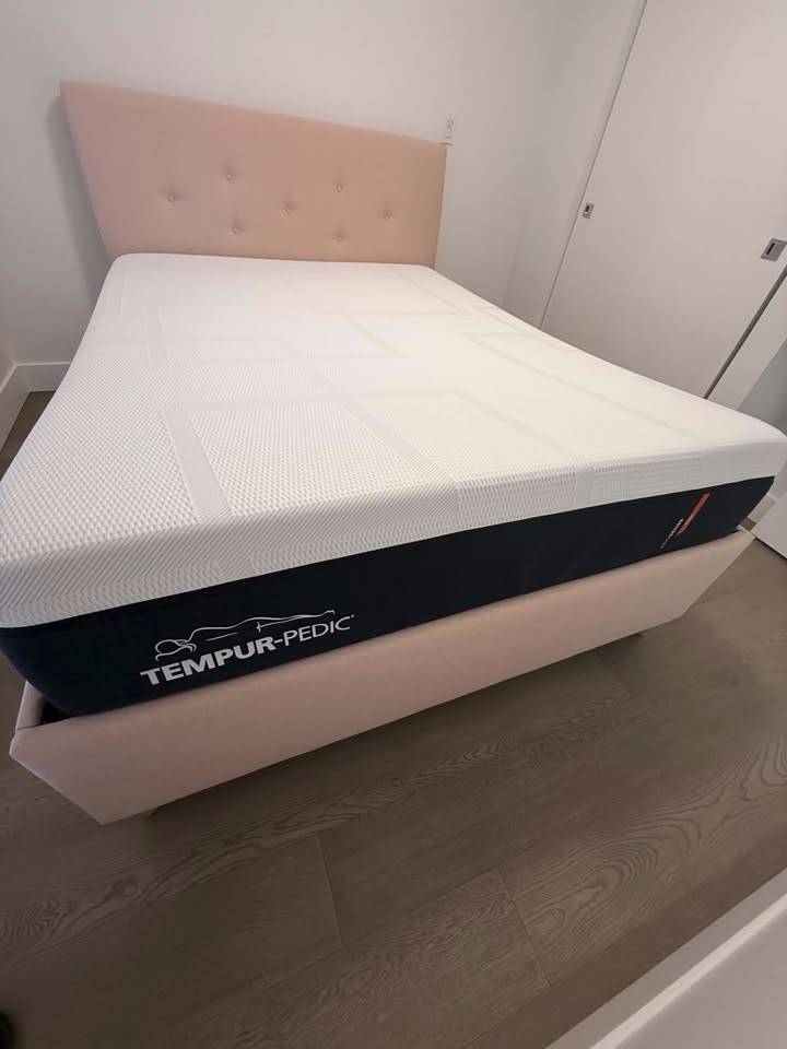 Tempur-Pedic ProSense Firm (Queen)+IKEA IDANÄS Storage Bed Frame