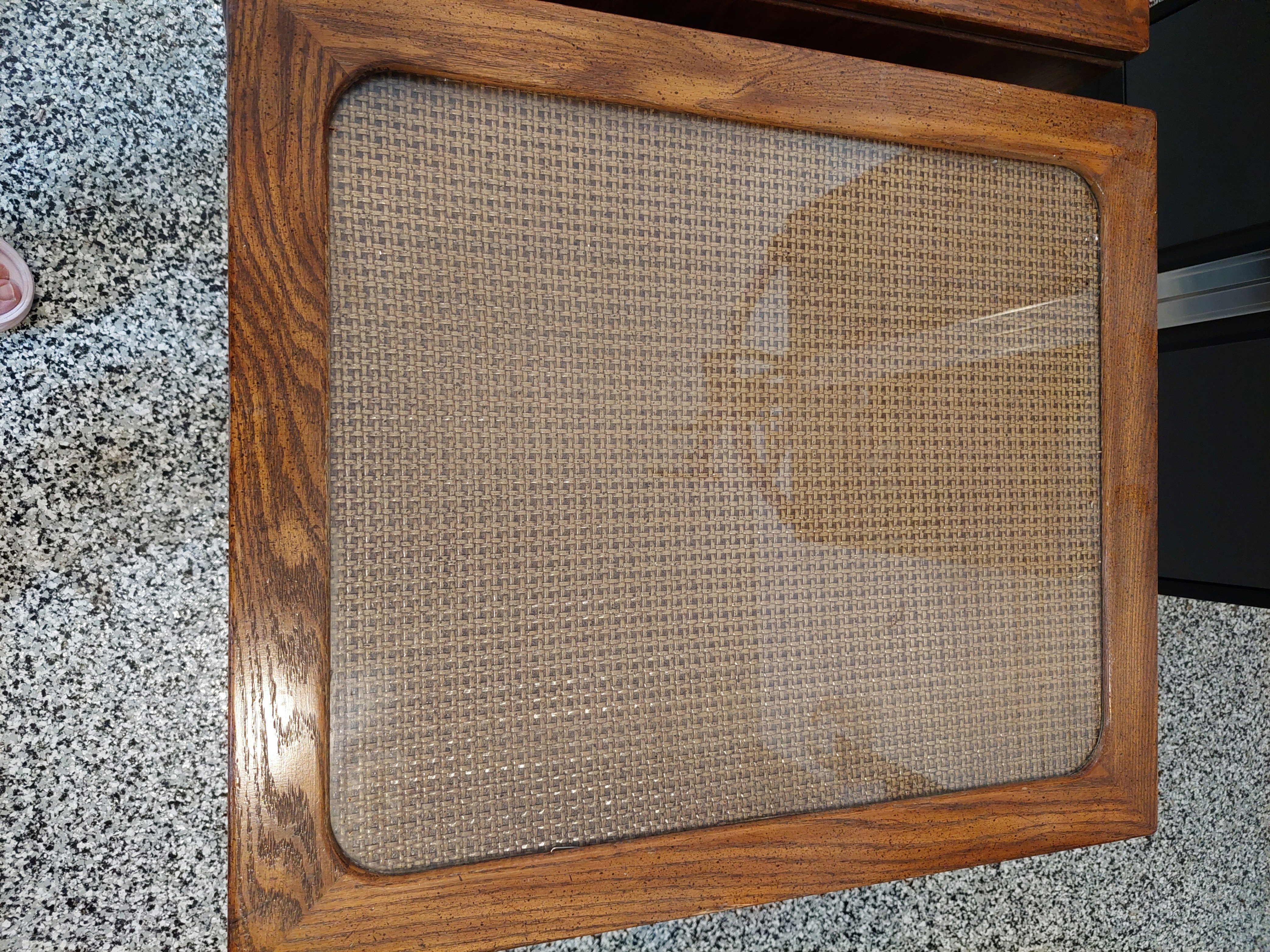 Kaufman of Collingwood Wood Side Tables with Glass Top - photo 5