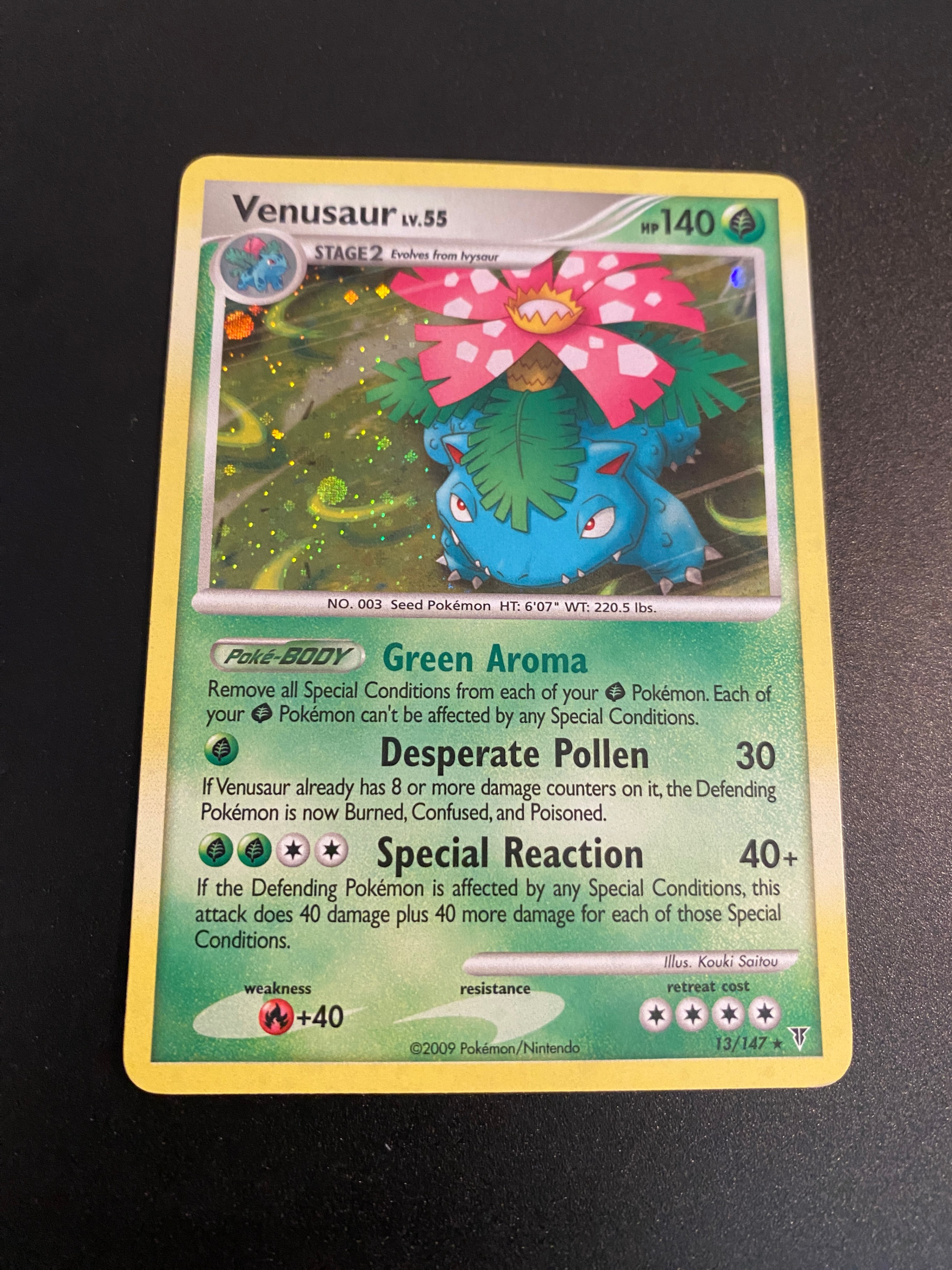 Pokemon Venusaur 13/147 Supreme Victors H Card Holo Rare LP