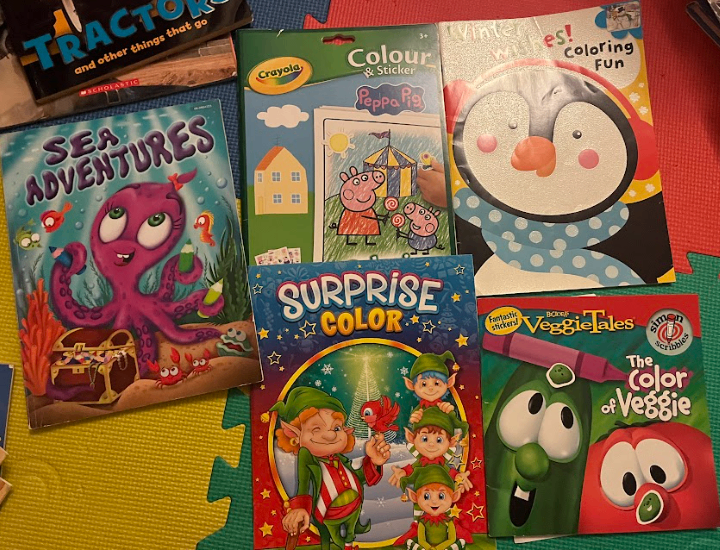 Bundle of Kids Colouring Books
