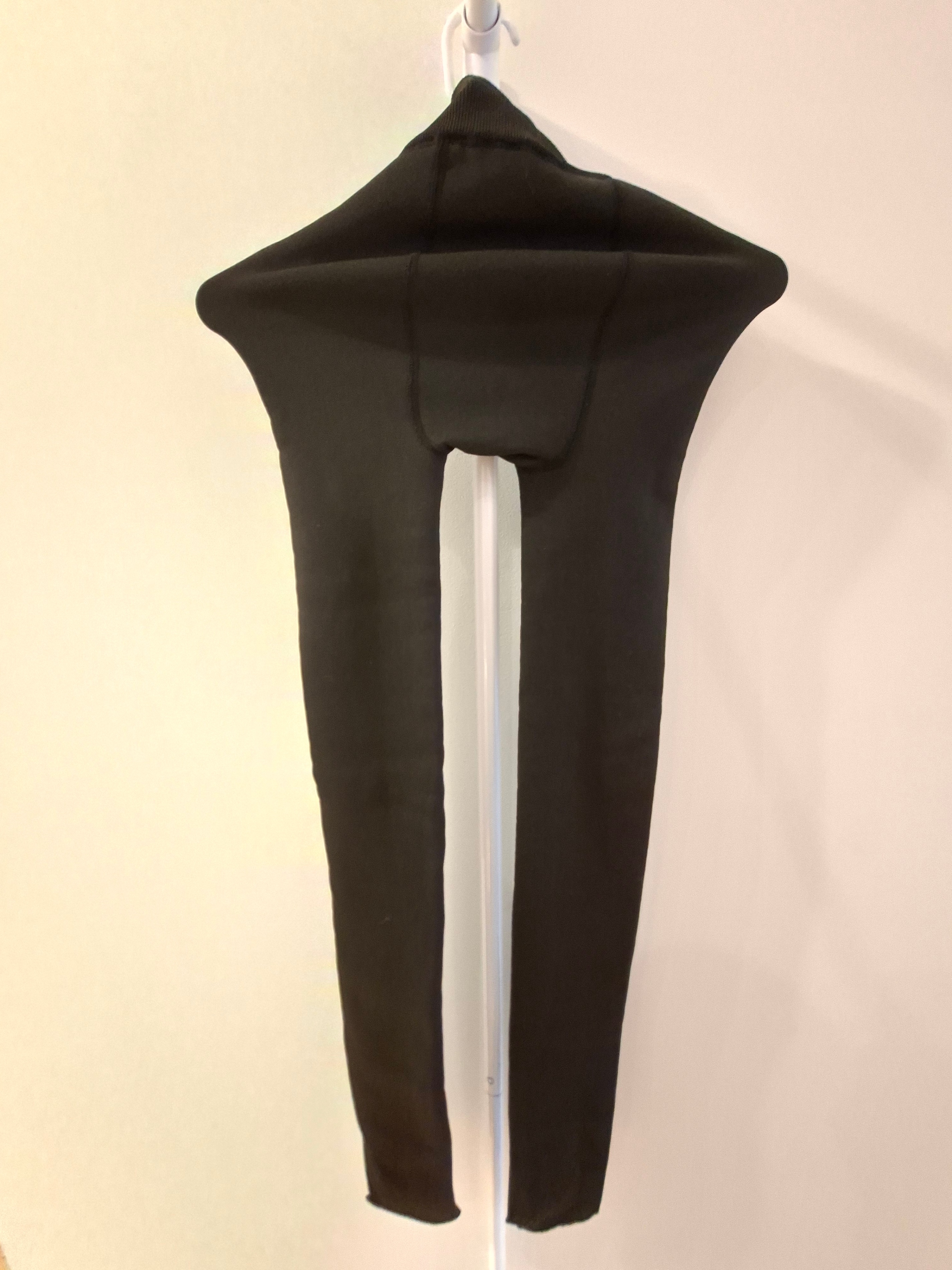 Black and coffee colored fleece-lined pantyhose/tights - photo 3