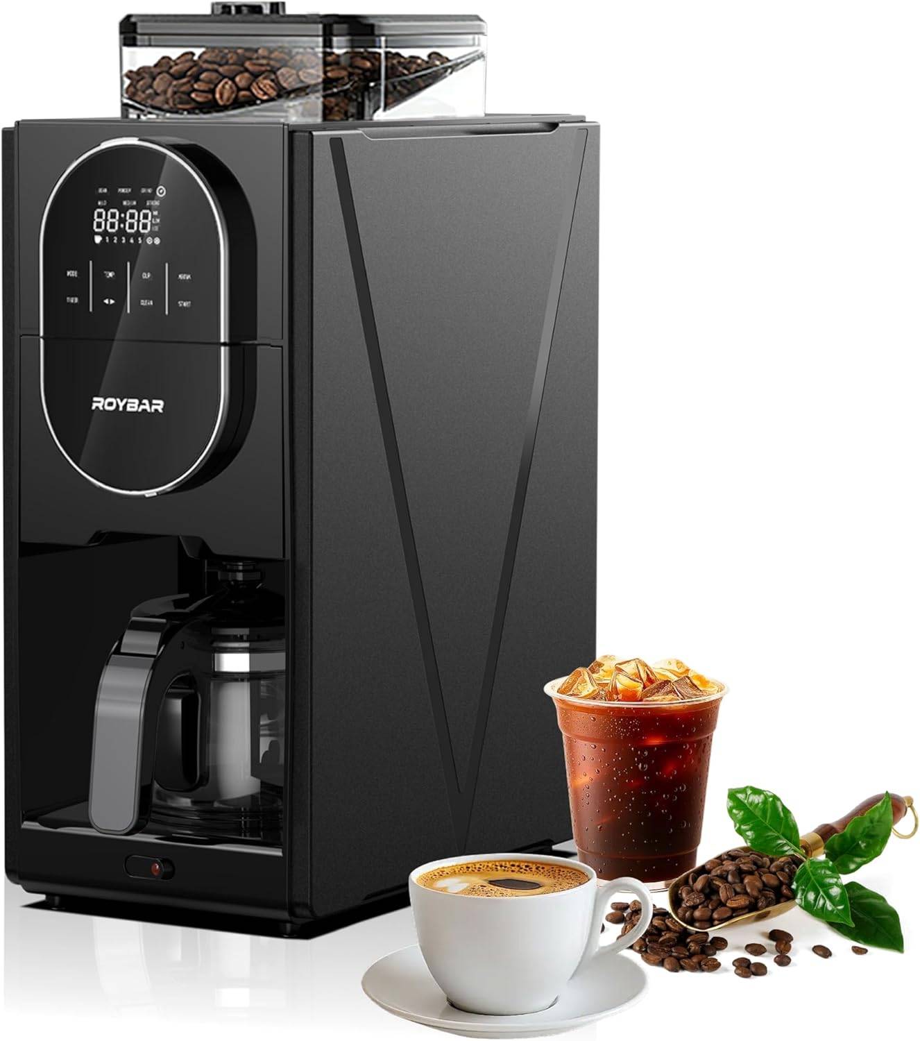 Coffee Maker with Grinder