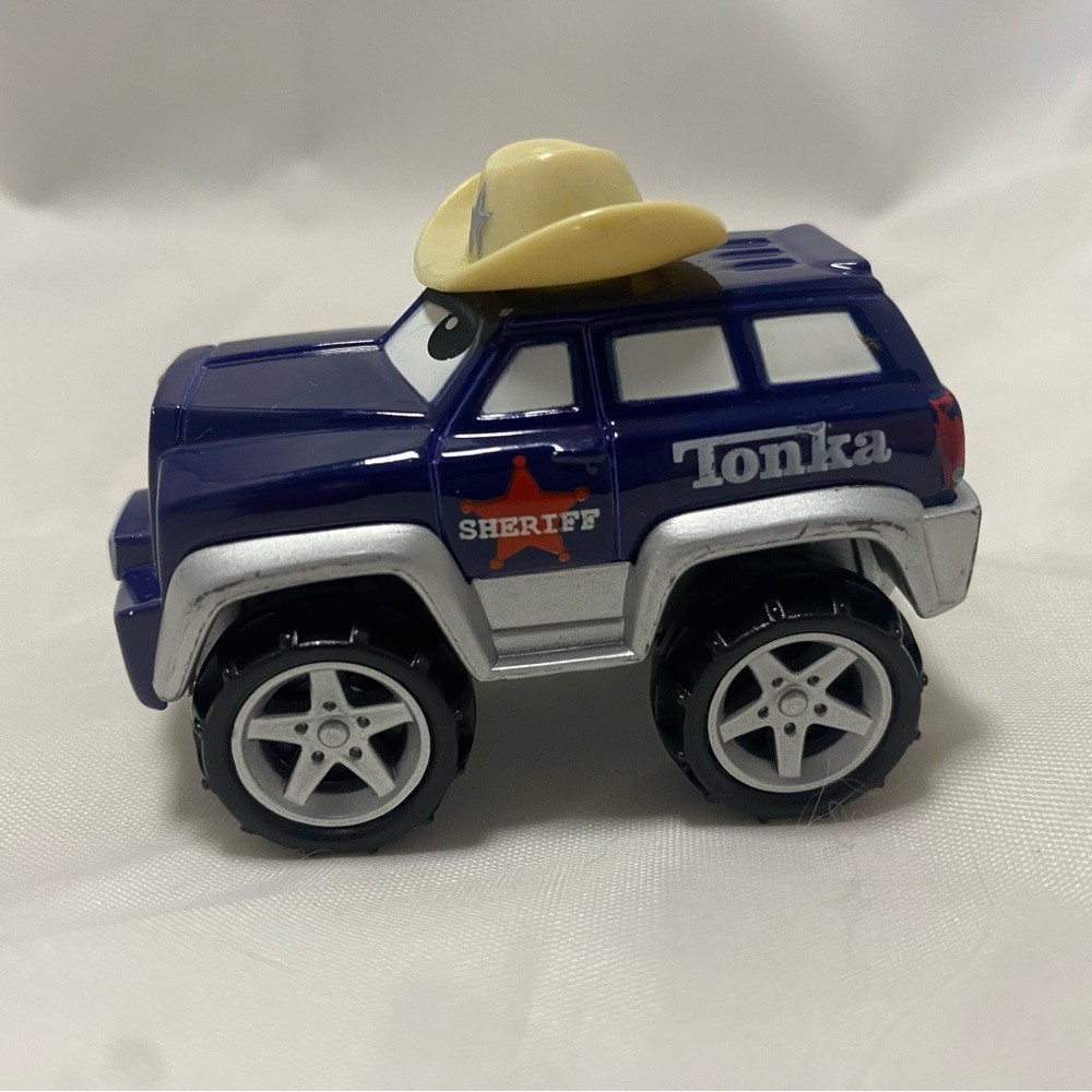 Tonka Lil Chuck and Friends Sheriff Chuck Diecast Toy Truck Mais - photo 2