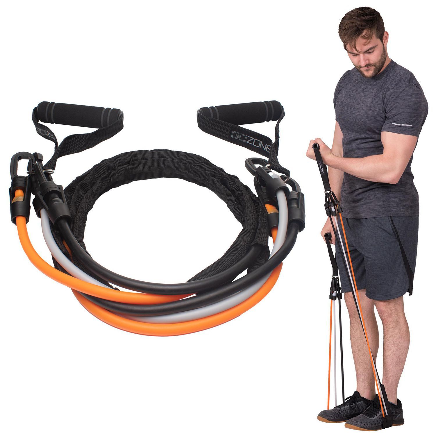 New Yoga Mat Home Gym Workout Combo Kit - photo 3