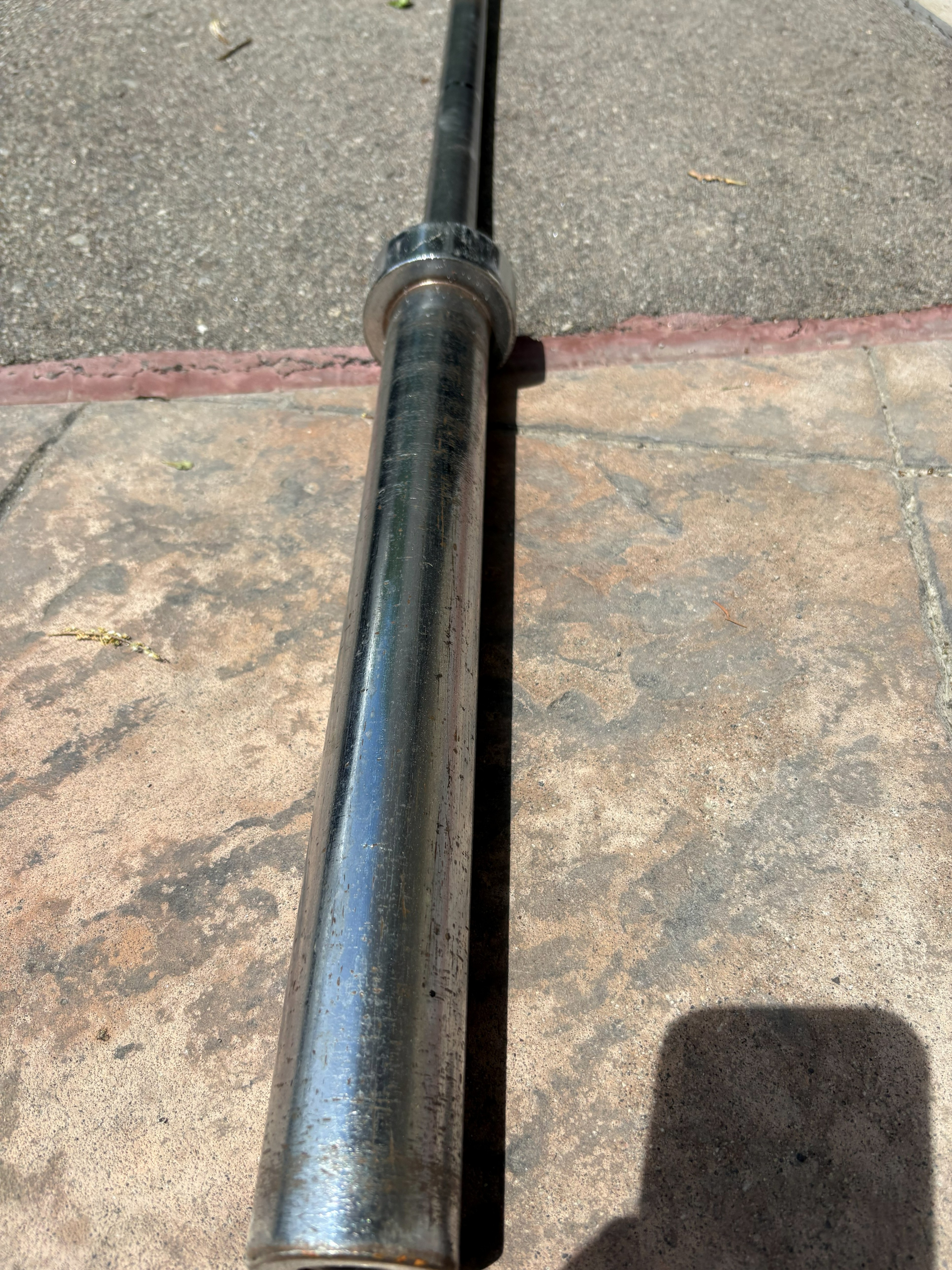7ft Olympic Barbell, Standard 2in Sleeves - photo 2