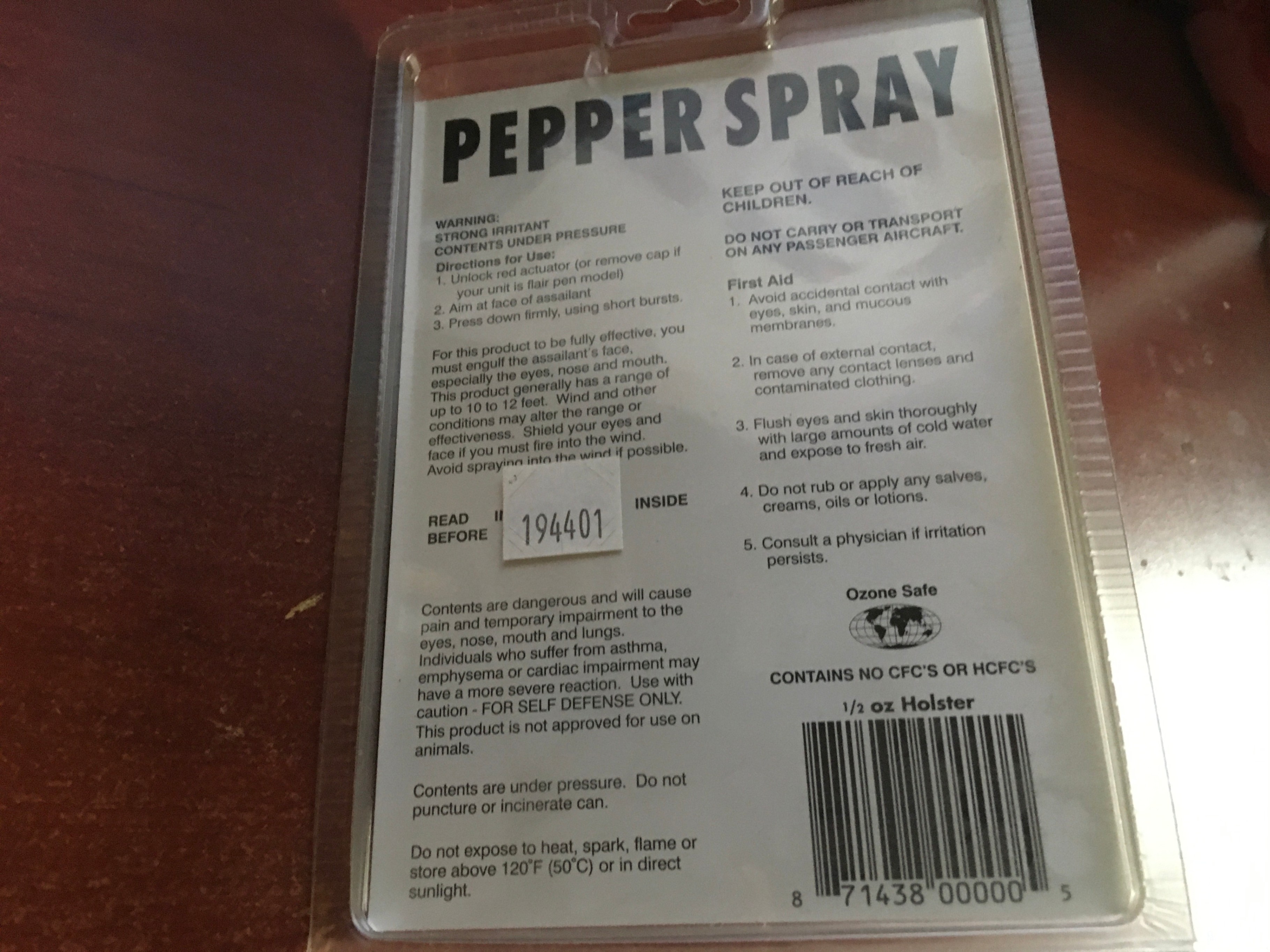 Police Magnum OC-17 Pepper Spray - photo 2