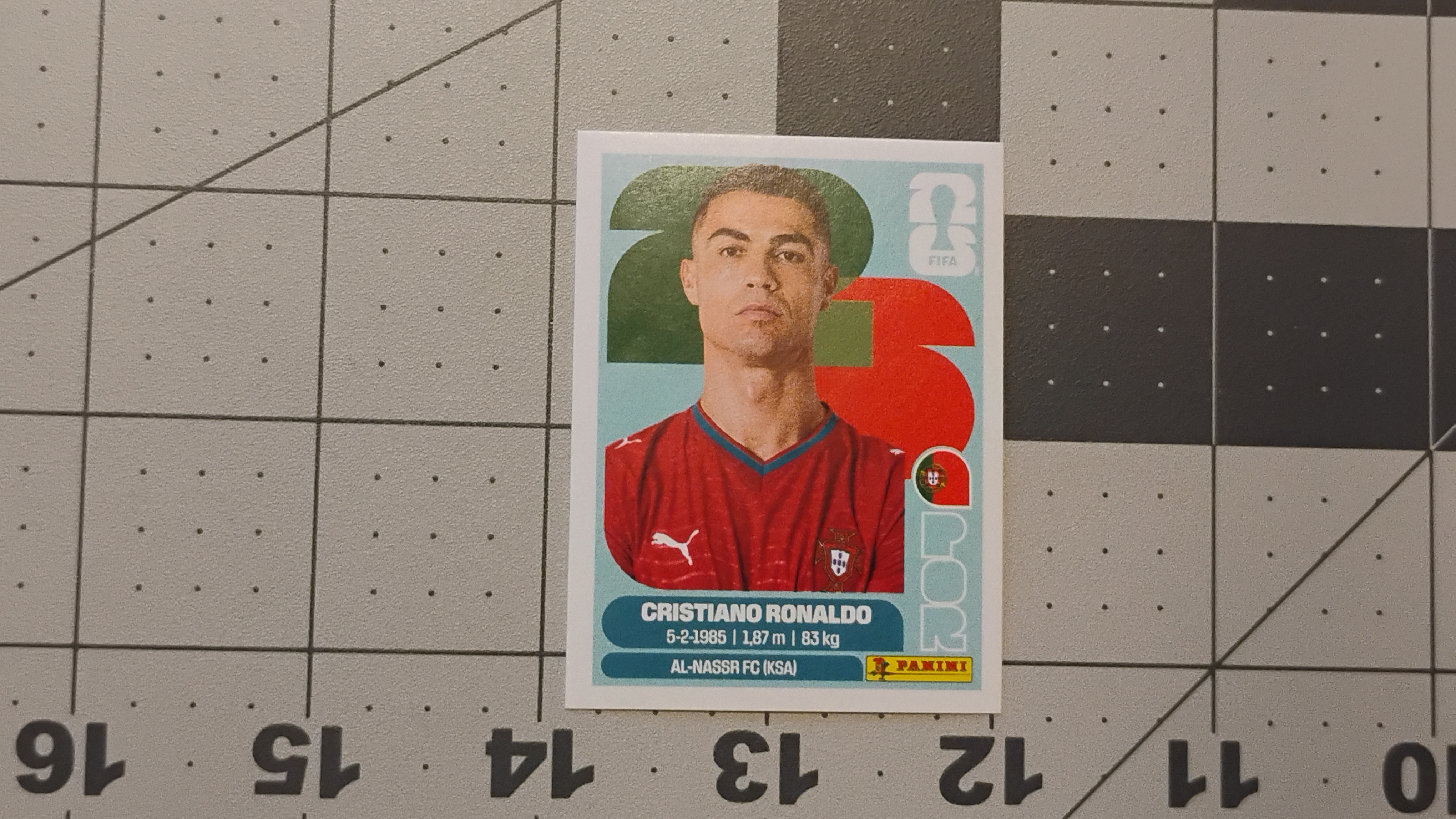 Cristiano Ronaldo Portugal POR 15 World Cup 2026 Panini Sticker