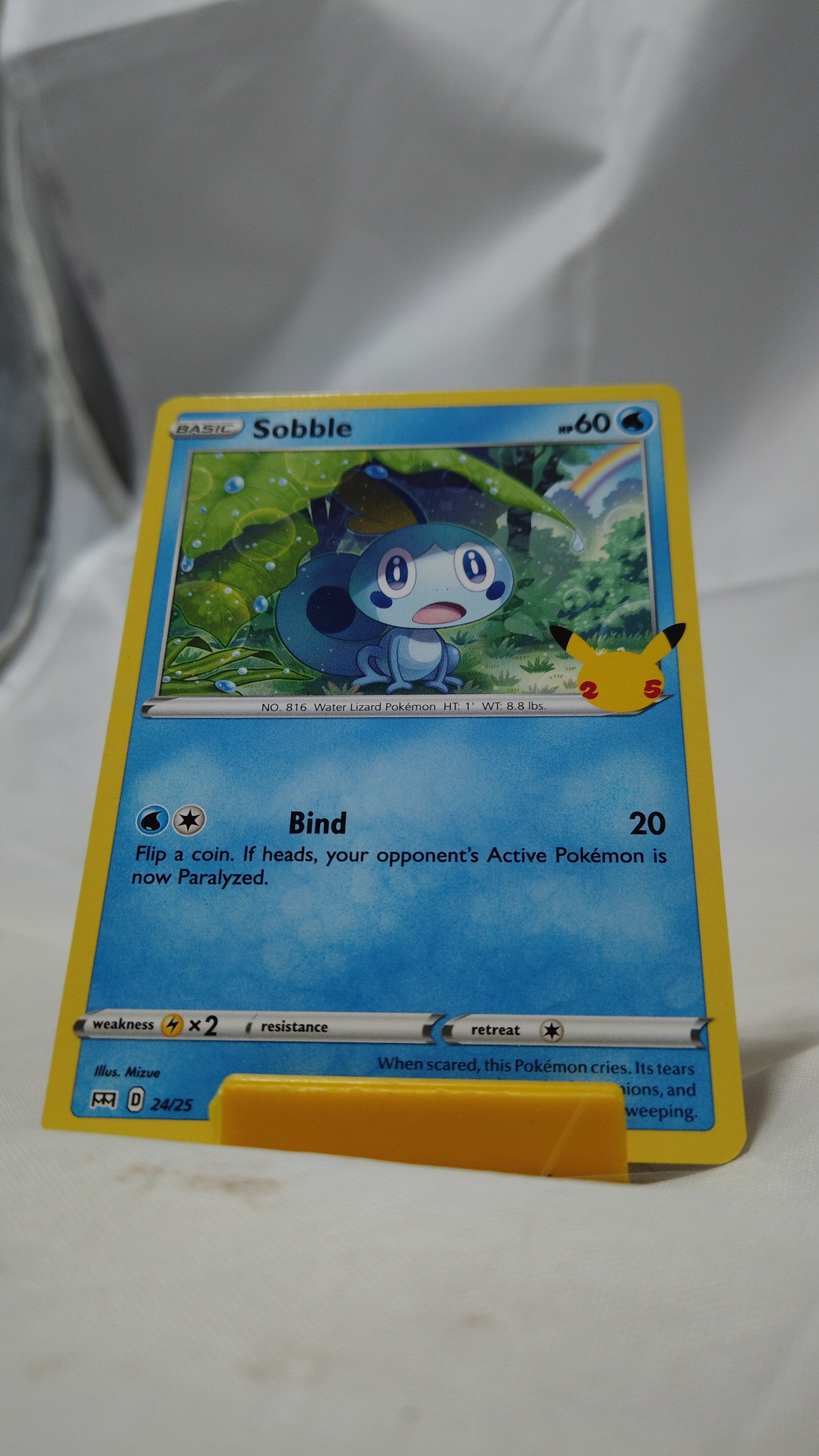 Pokemon Sobble 24/25 McDonald's Collection 2021 None NM