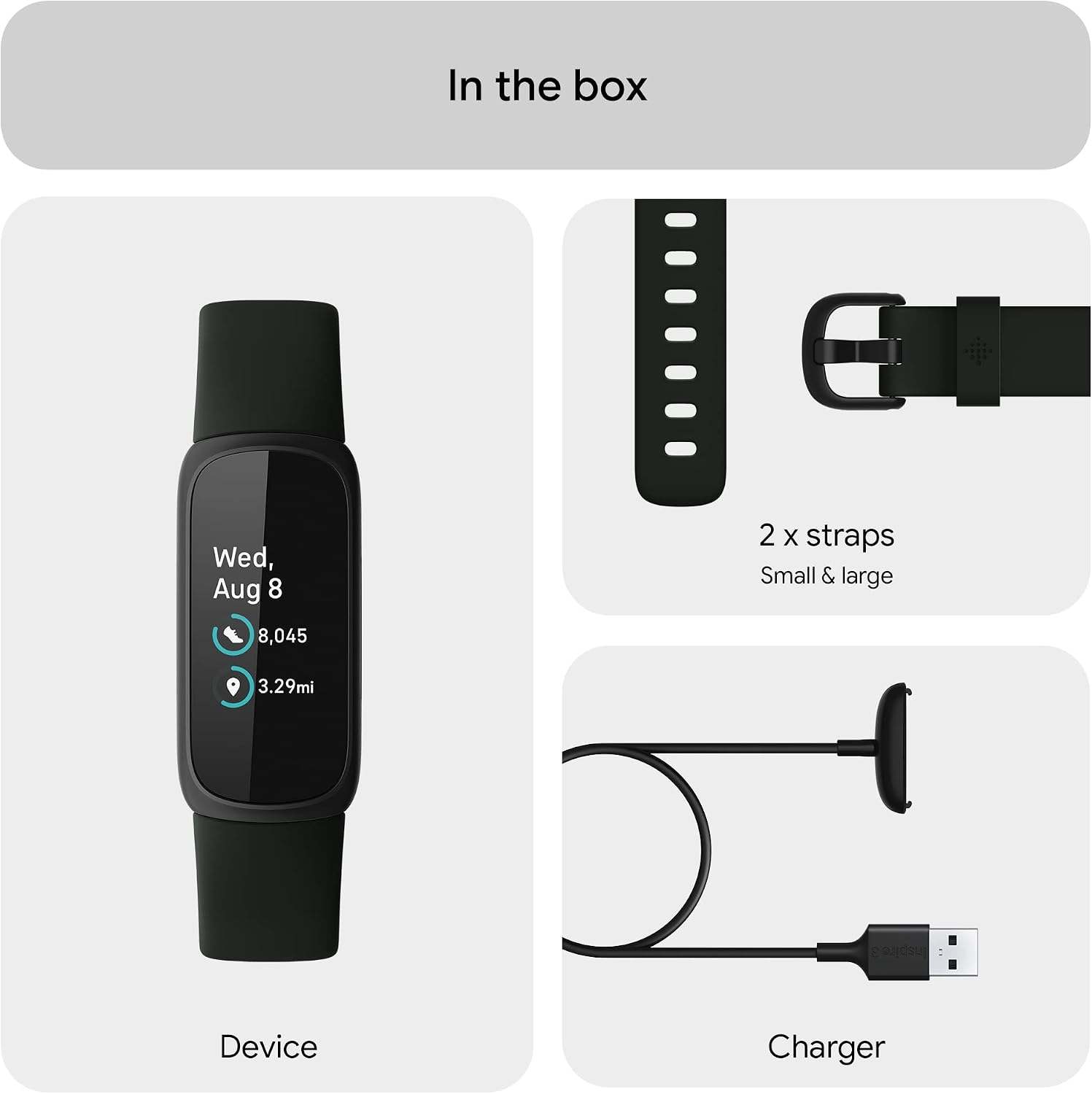 Google Fitbit Inspire 3 Health and Fitness Tracker - photo 3