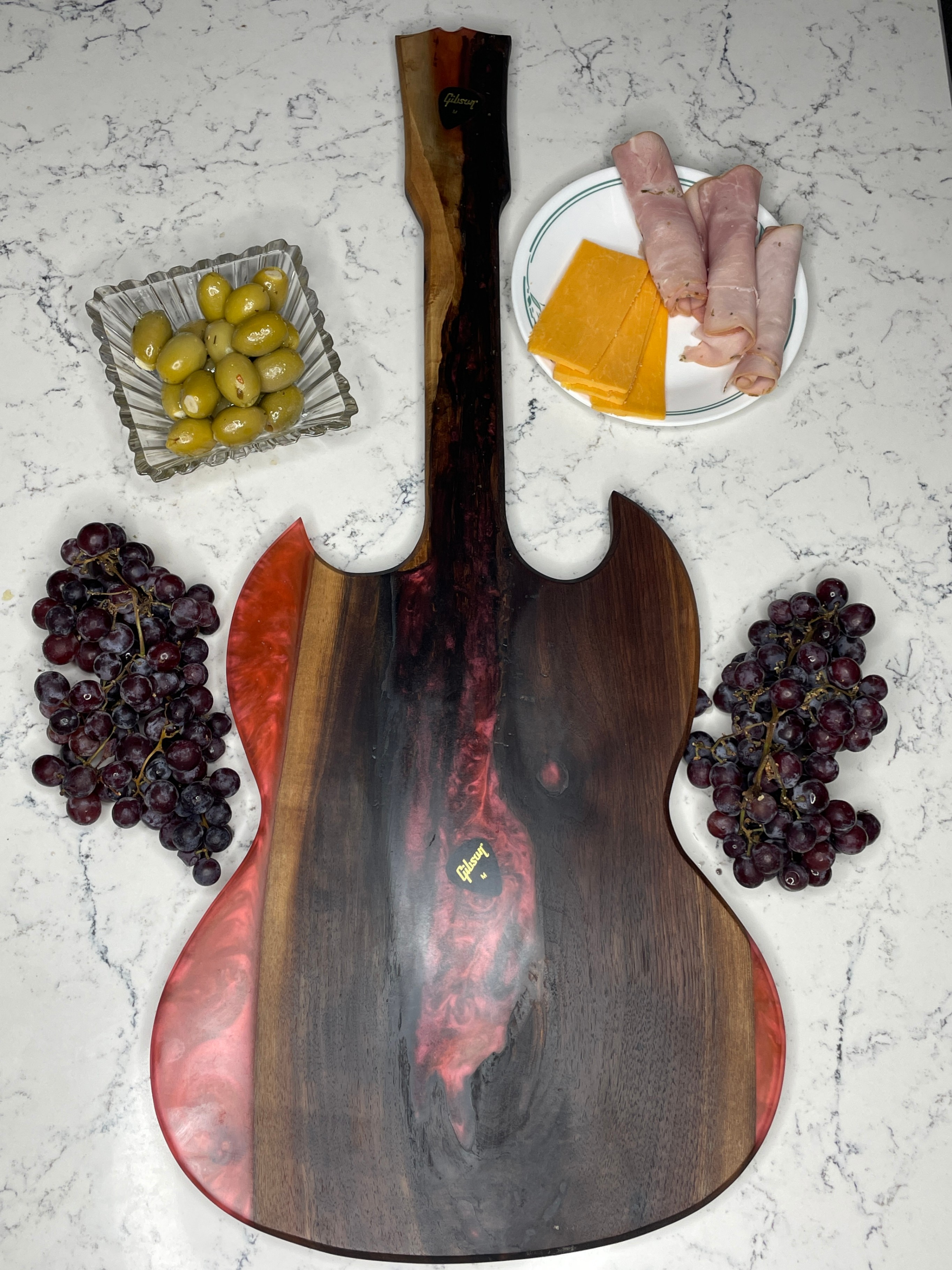 "Guitar"-Erie Board - Gibson SG Charcuterie Board #3