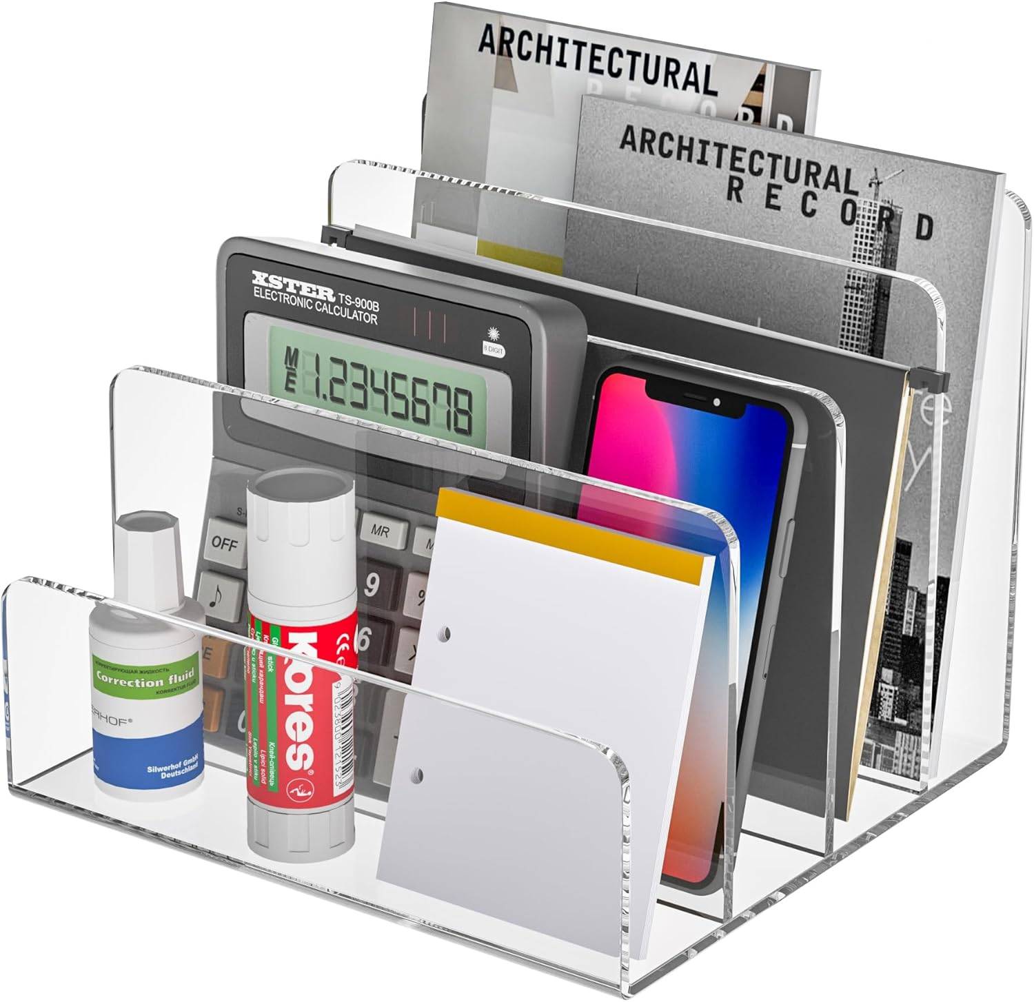 Clear Acrylic Desk Organizer Tray - photo 3