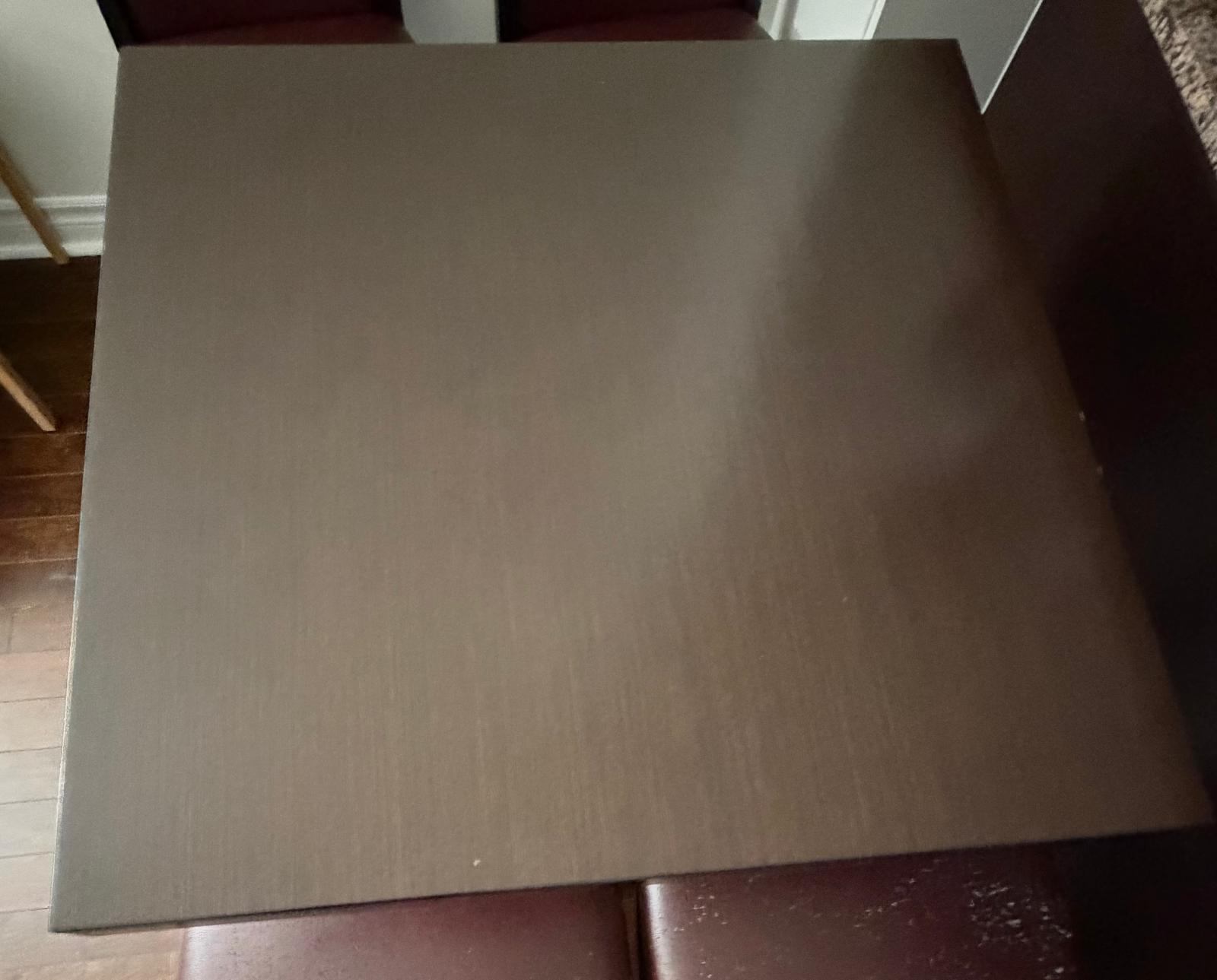 36" Black Square Dining / Cafe Table (Sturdy & Great Condition) - photo 3