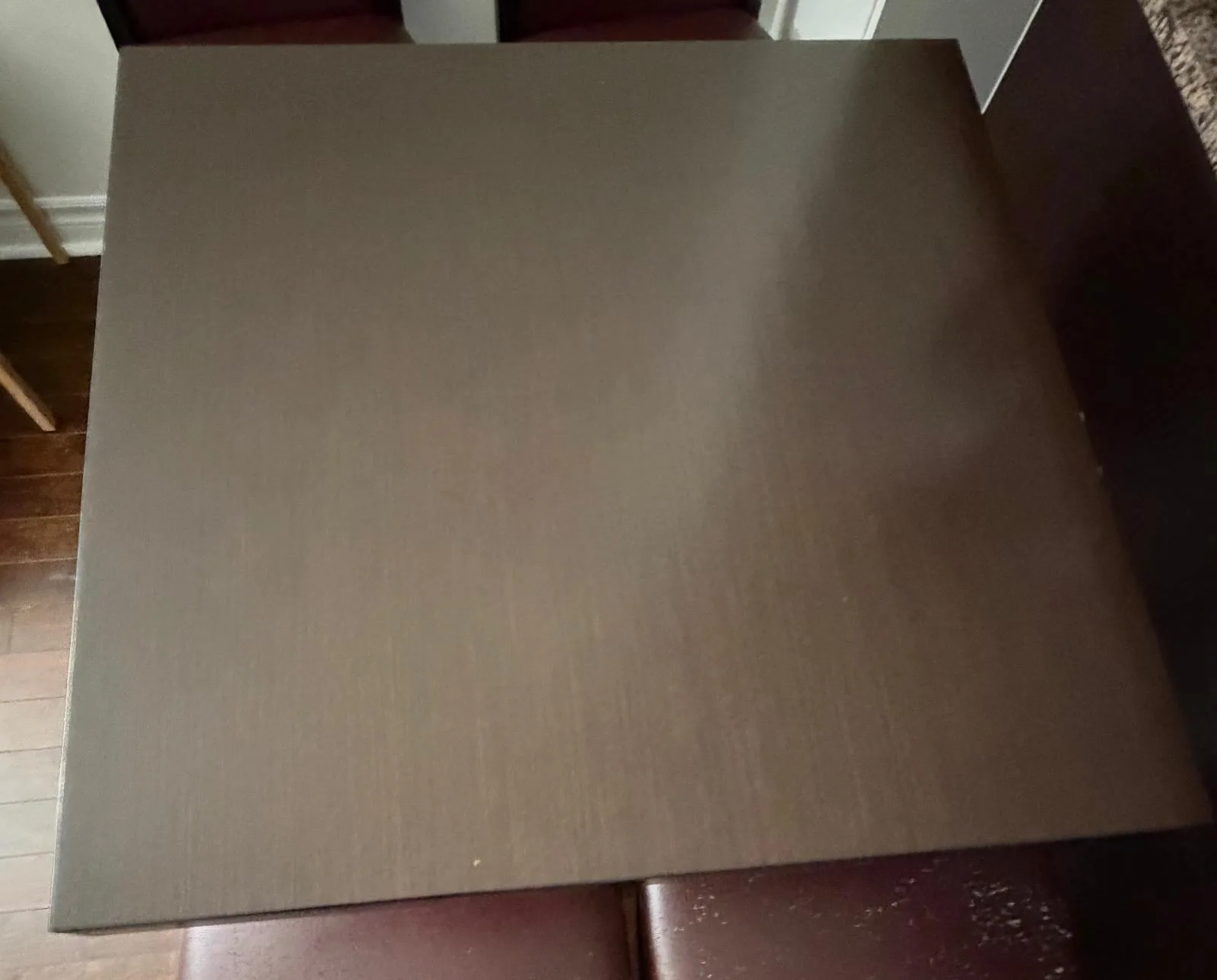 36" Black Square Dining / Cafe Table (Sturdy & Great Condition) - photo 3