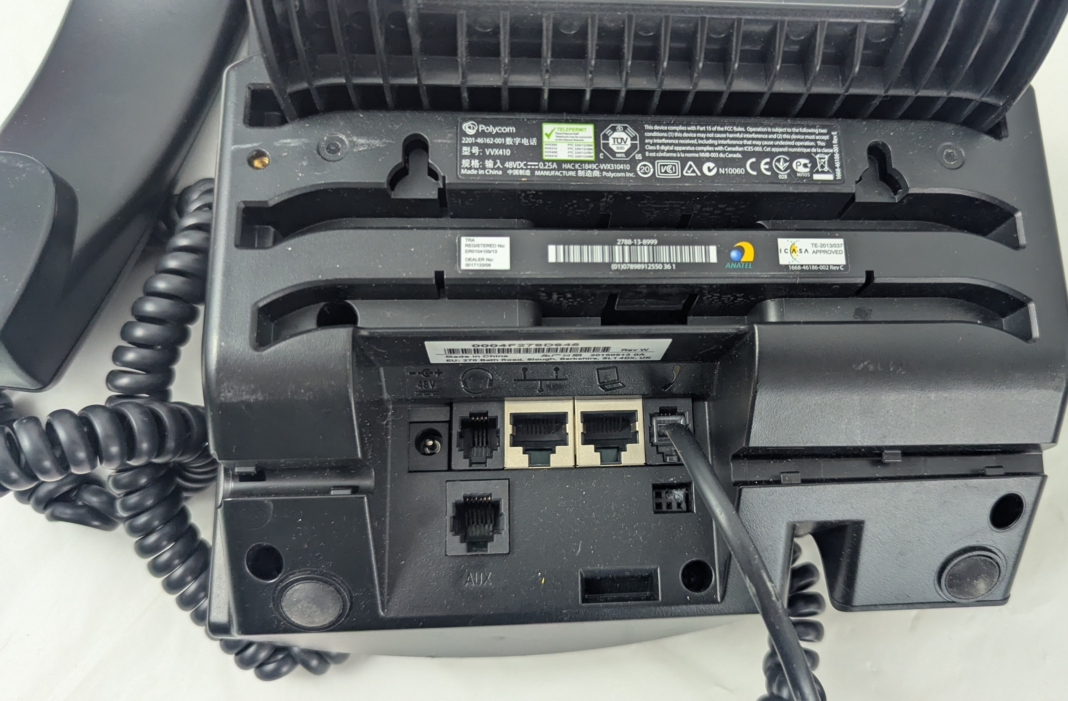 Polycom VVX 410 Business Phone 12-Line Gigabit VoIP PoE - photo 3