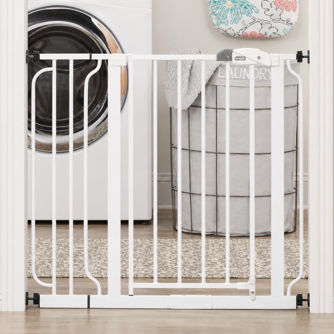 Regalo Extra Wide White Baby Gate