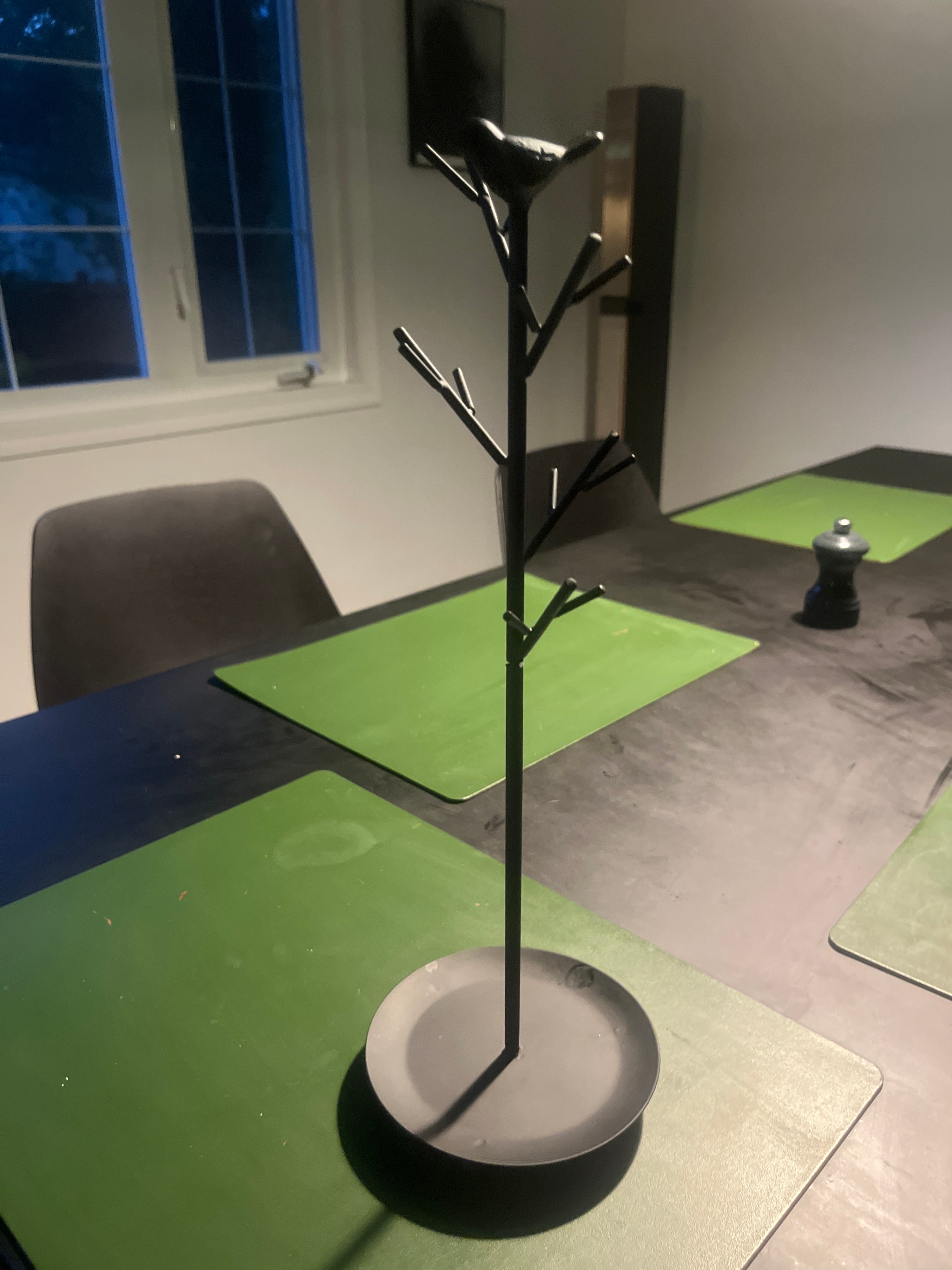 Black Metal Jewelry Tree & Accessory Stand - Like New - photo 2