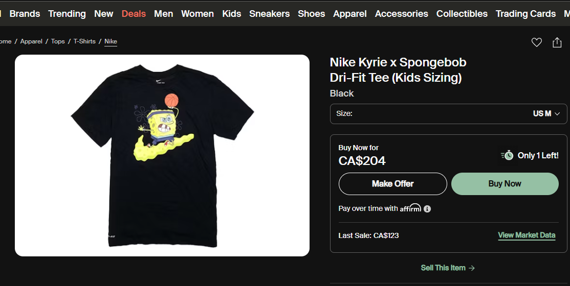 Nike SpongeBob Tee - photo 5