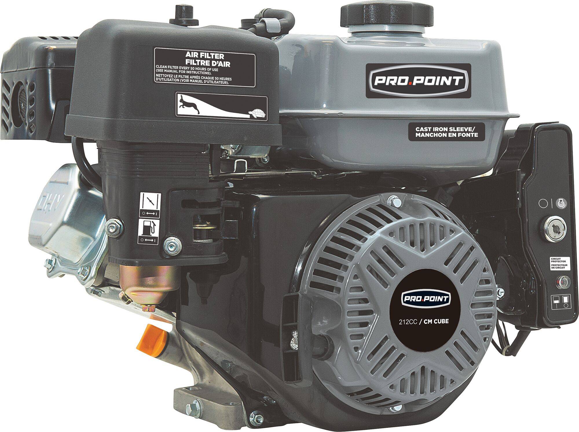 212cc OHV Gas Engine with Electric Start