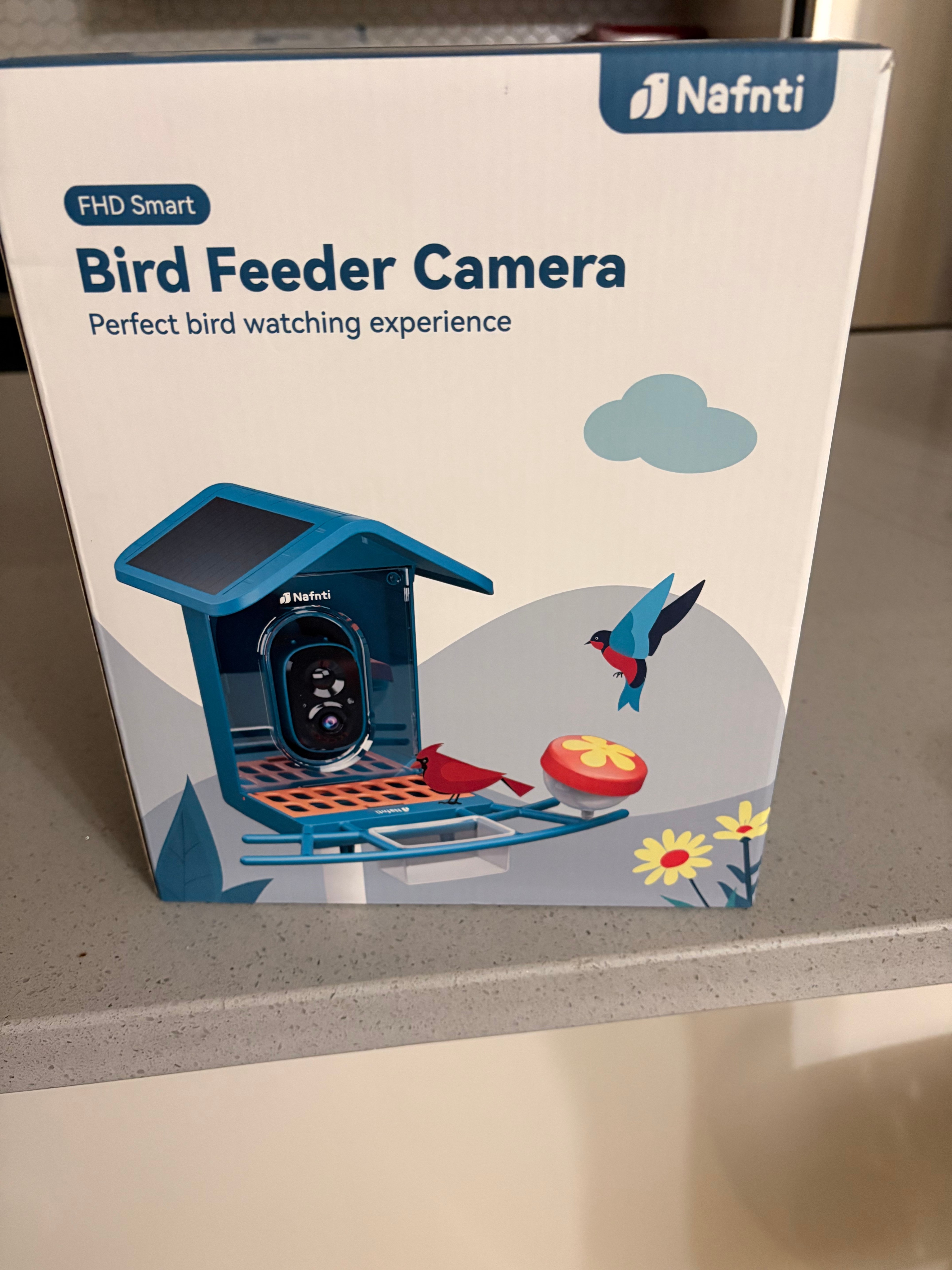 Smart Bird Feeder with Camera Solar Powered