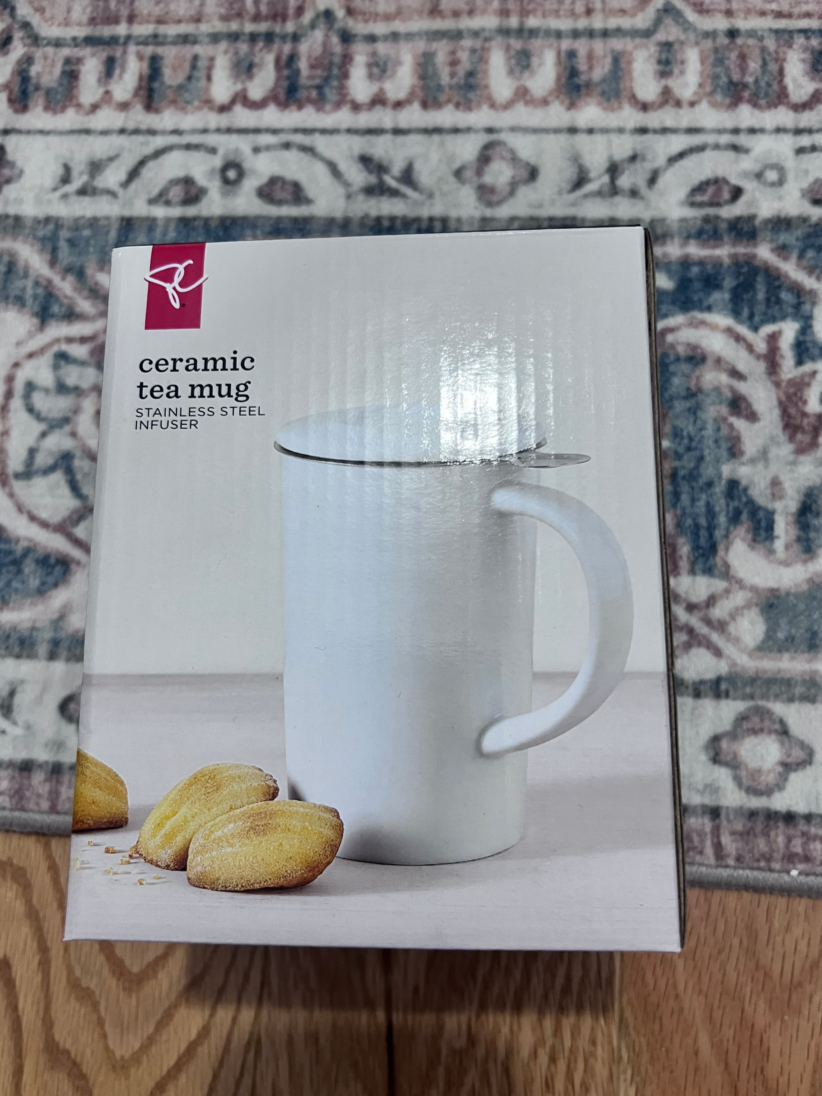 PC ceramic tea mug with stainless steel infuser - photo 2