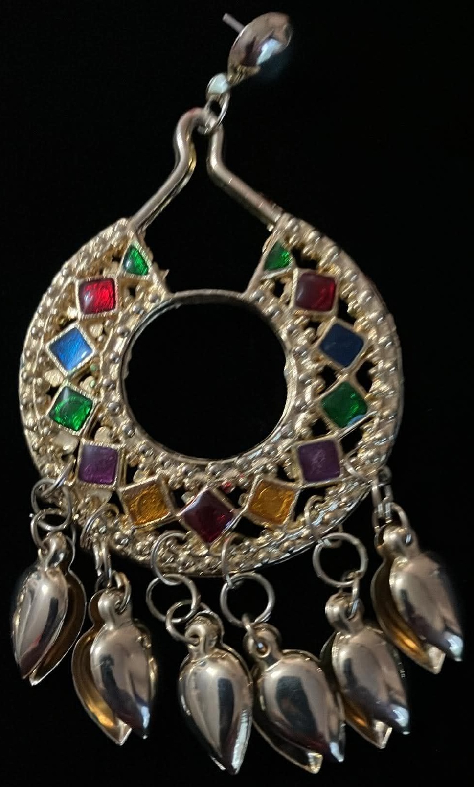 Chandbali Hoop Earring Gold Tone (New) - photo 2