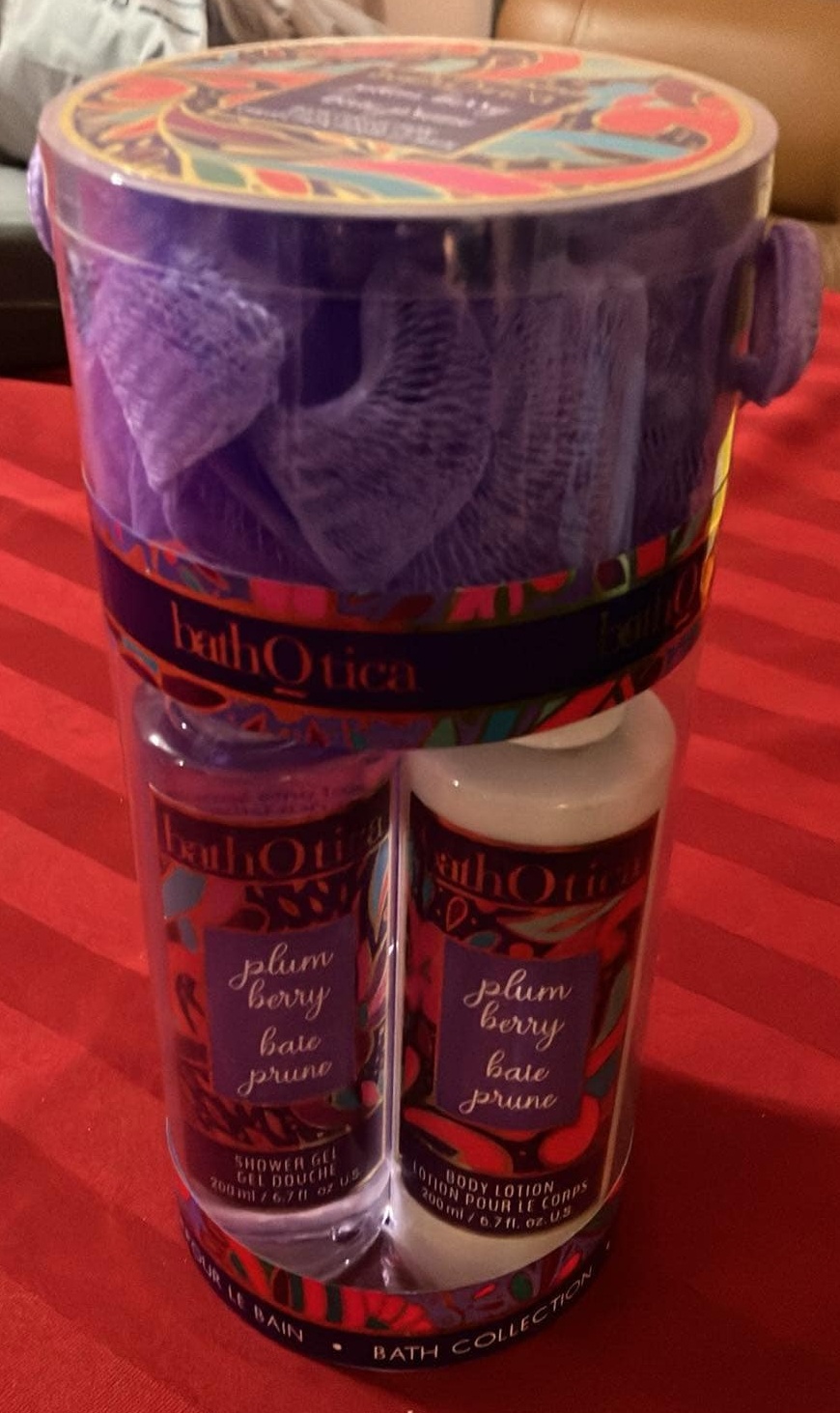 Bath Otica Plum Berry Bath Set (New)