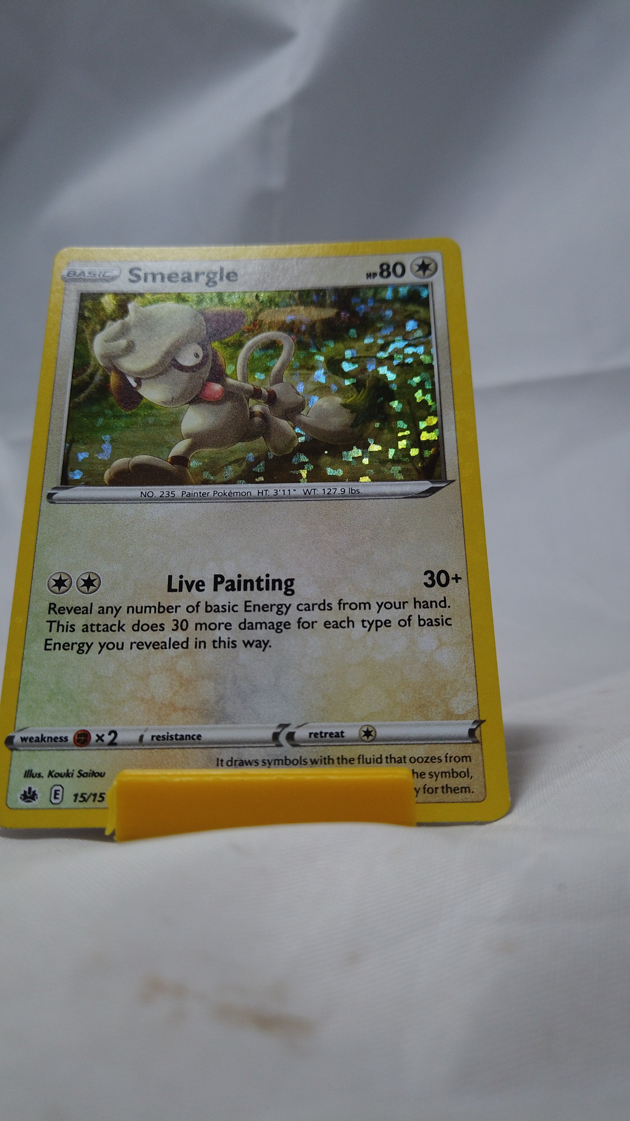 Pokemon Smeargle 15/15 McDonald's Collection 2022 Holo None VLP