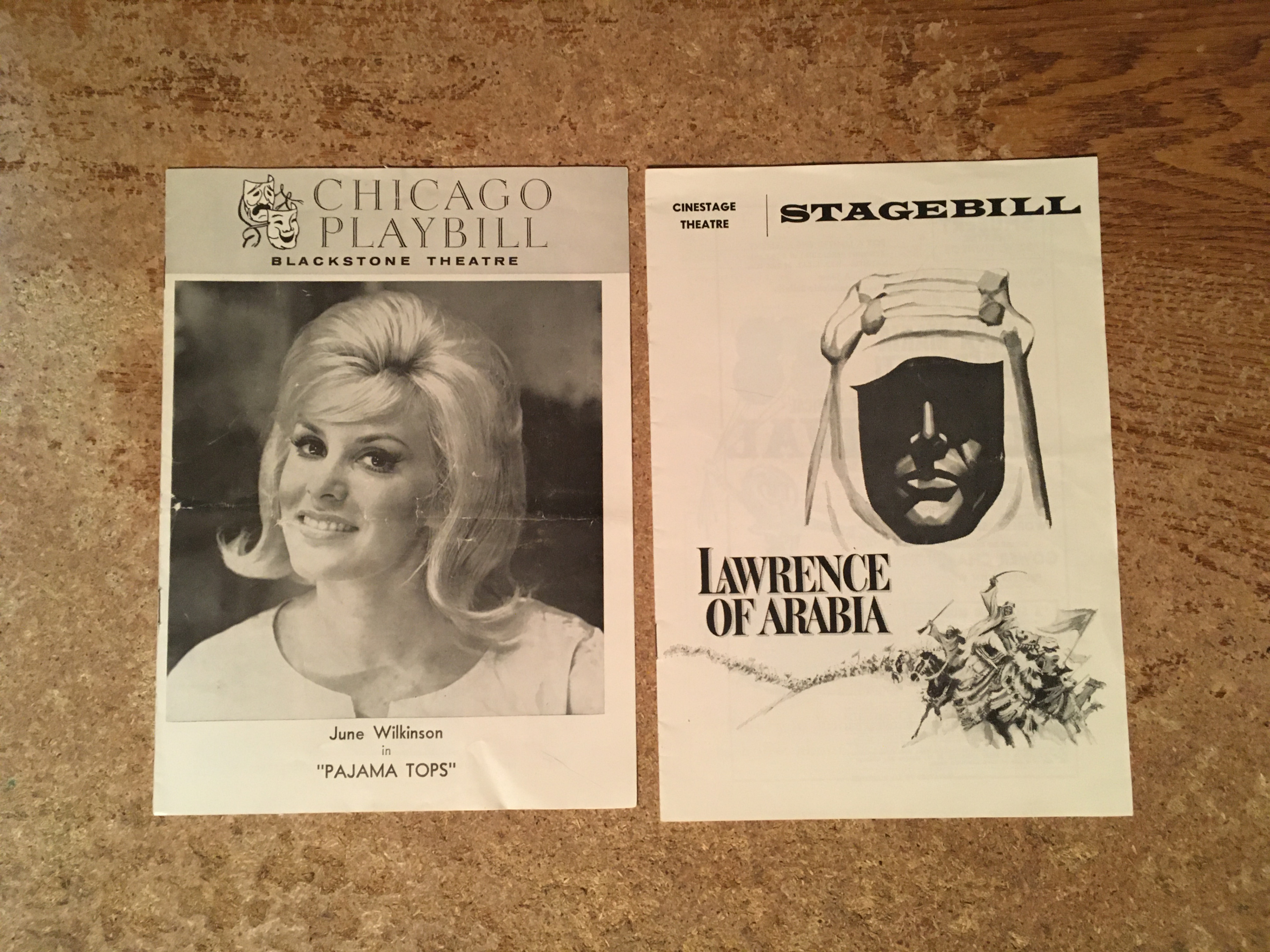 MUSIC & THEATRE LOT OF 6 PLAYBILLS LAWRENCE OF ARABIA WEST WAS - photo 3
