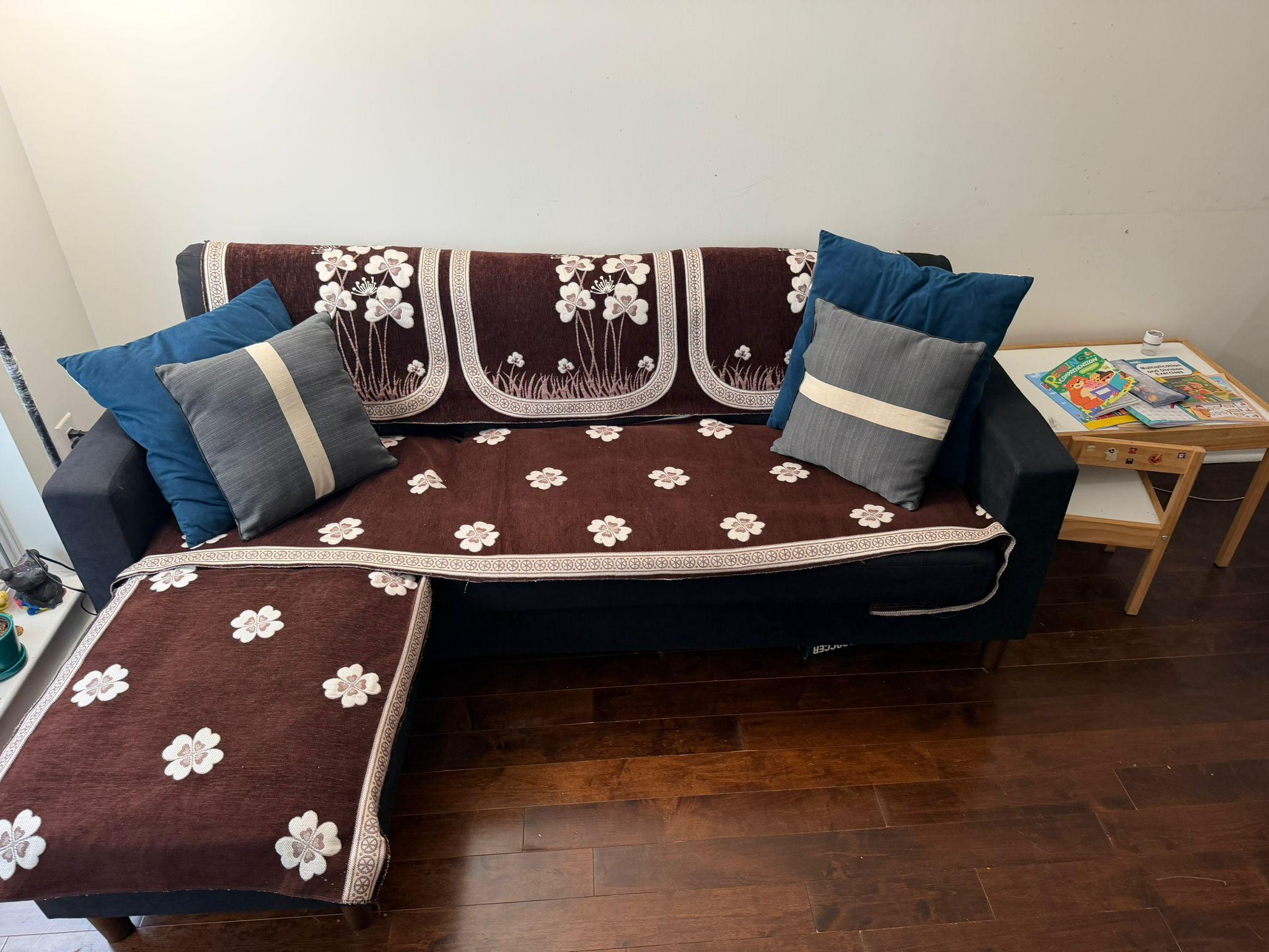 🛋️ Move-Out Sale: L-Shaped Sectional Sofa with Chaise 🛋️ - photo 4