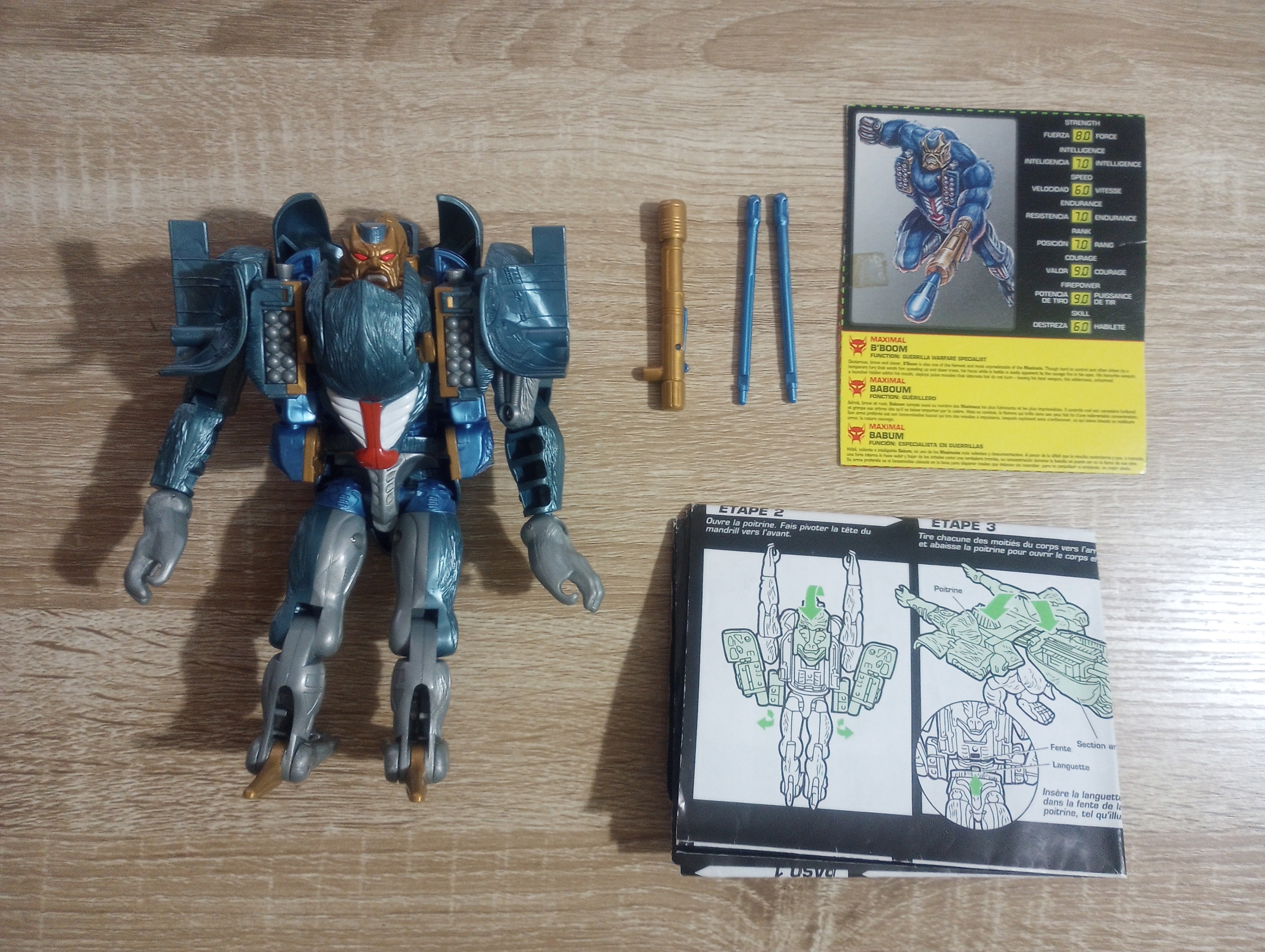 B'Boom - Transformers Beast Wars / Beasties Action Figure