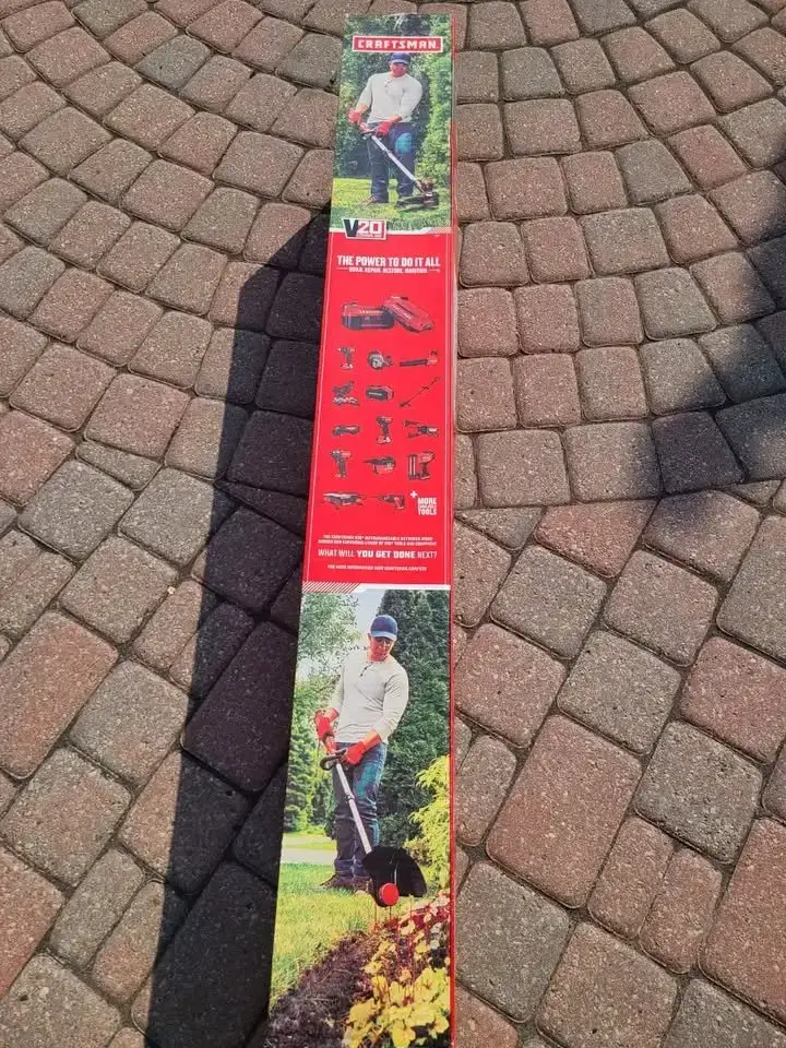🔥NEW CRAFTSMAN 20V Brushless Cordless String Trimmer with 4AH - photo 2