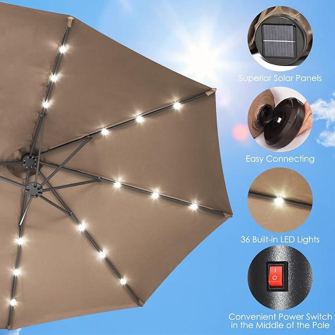 Outsunny 15ft Double-Sided Patio Umbrella - photo 2